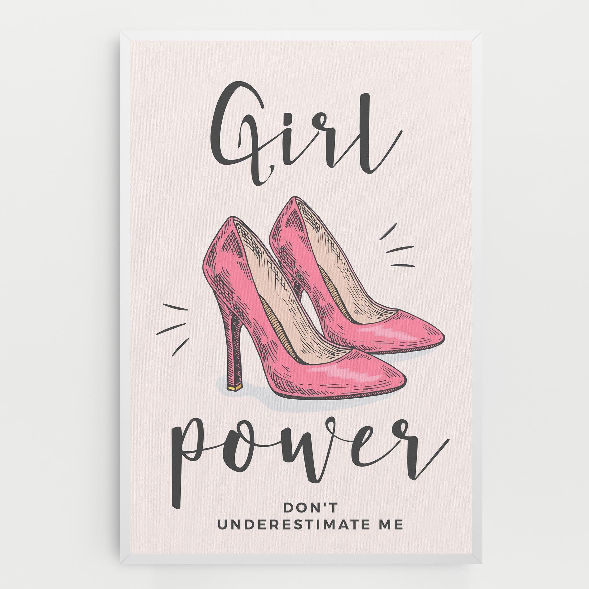 Vászonkép Girl Power mockup 0