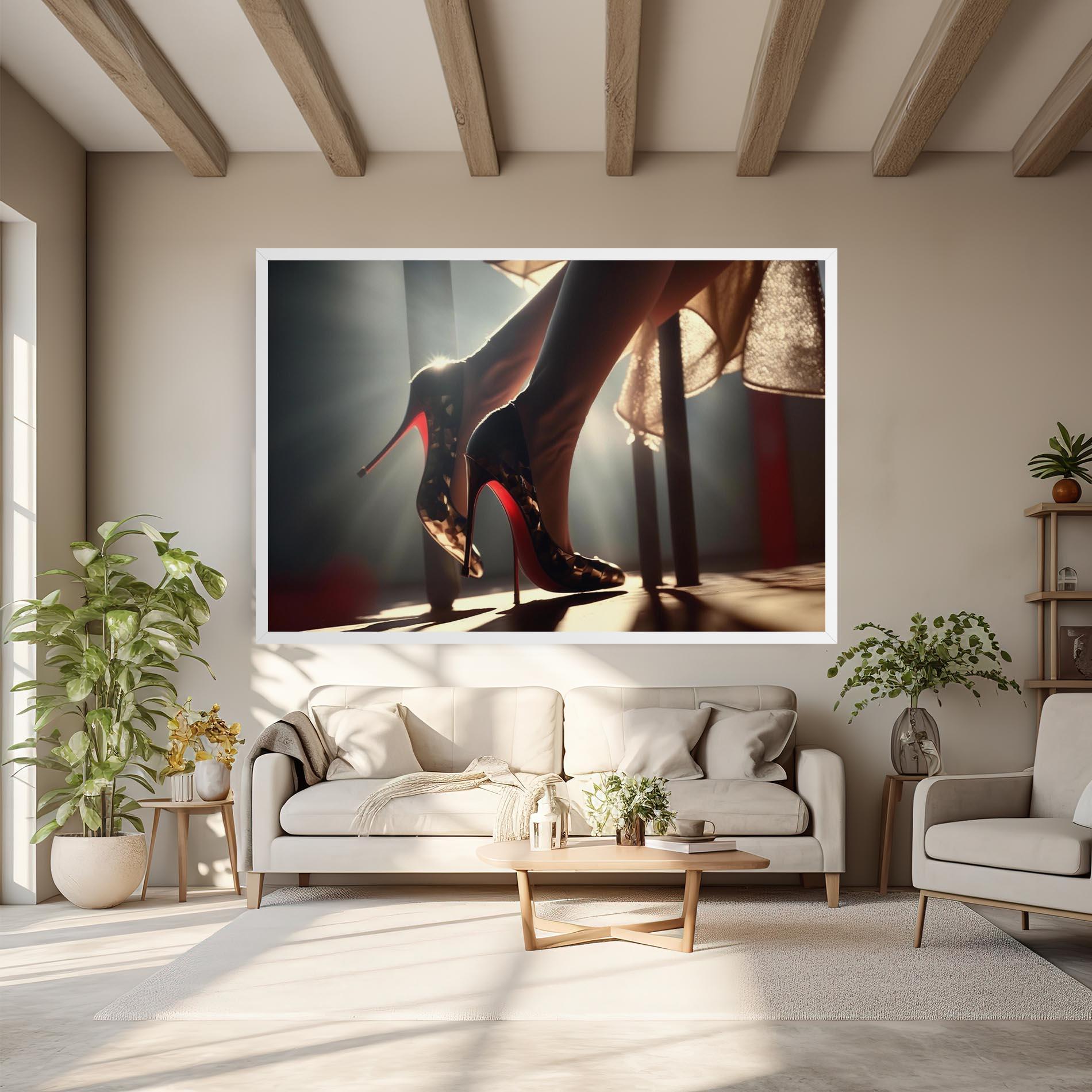 Vászonkép Heels In The Sun mockup 6