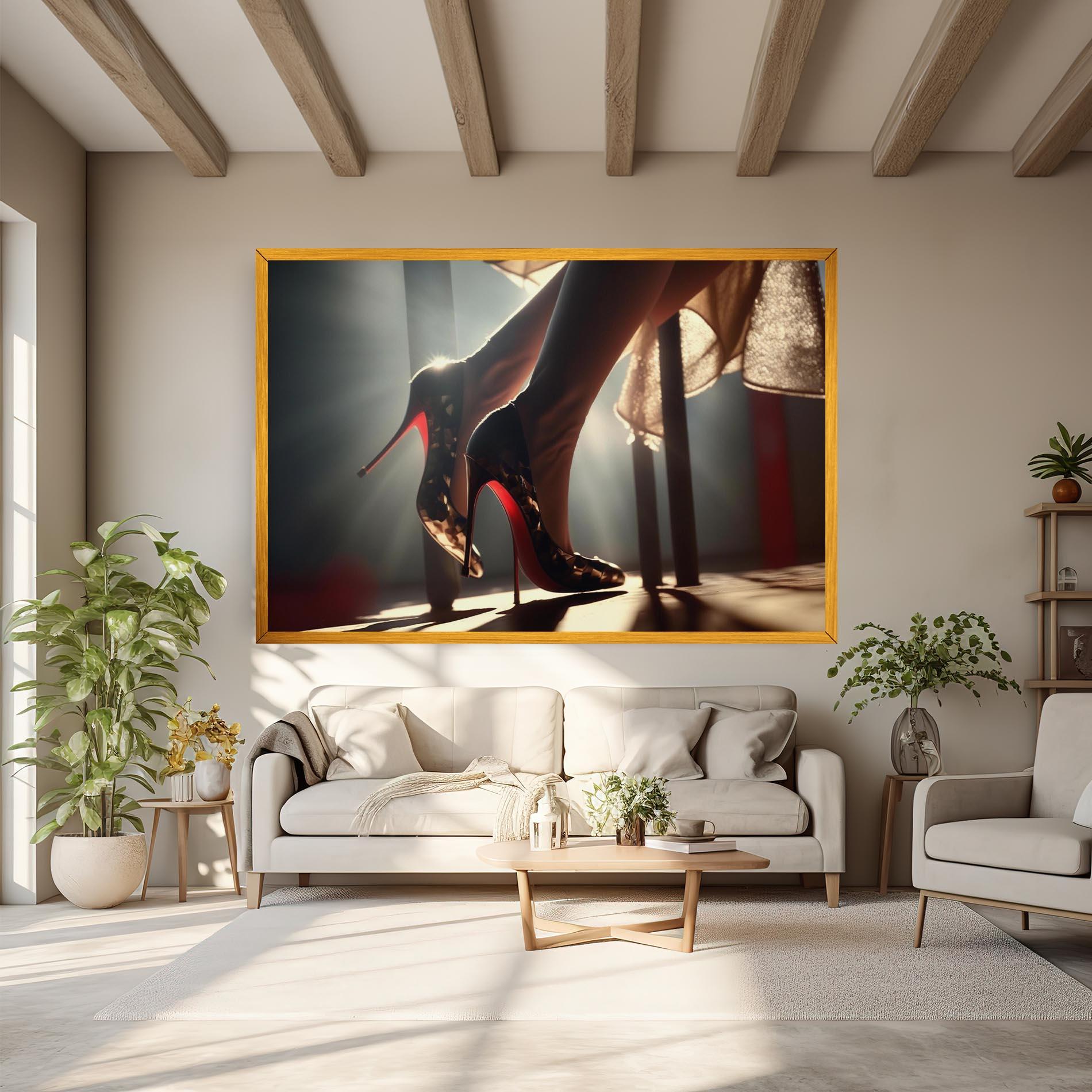 Vászonkép Heels In The Sun mockup 6