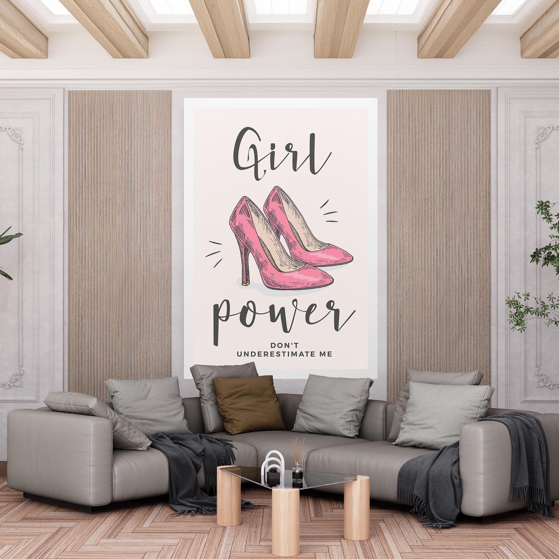 Vászonkép Girl Power mockup 6