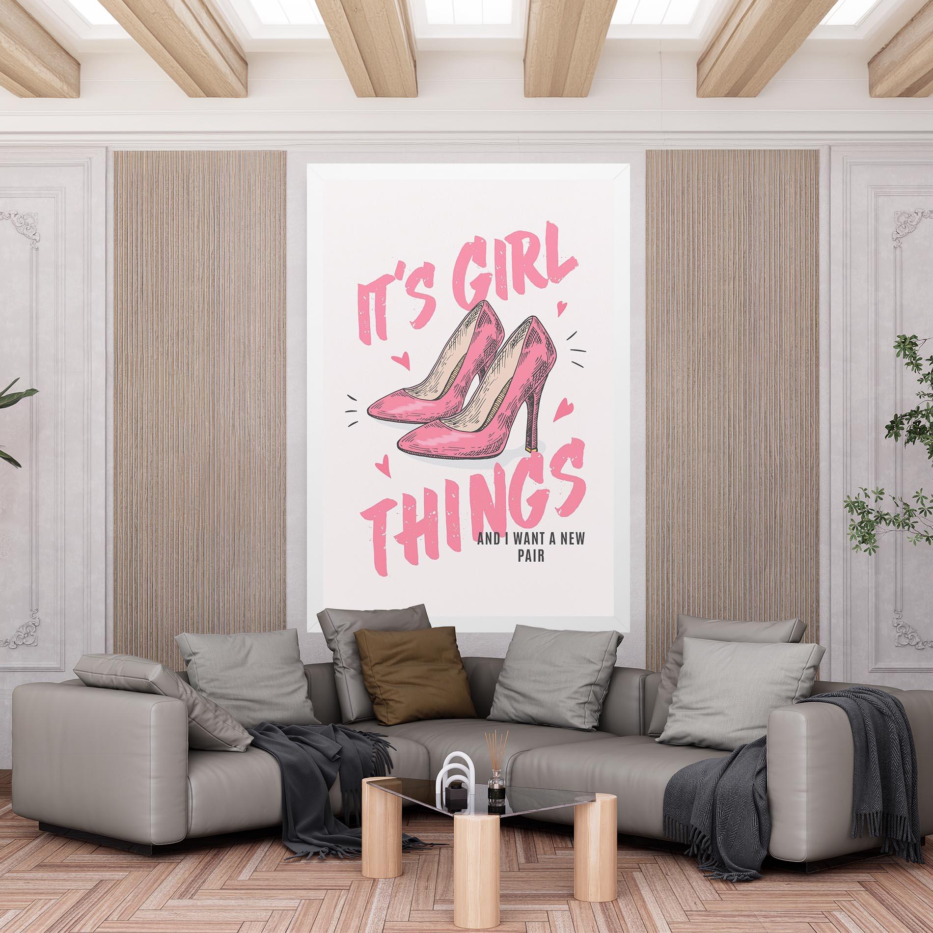 Vászonkép Girl Things mockup 6