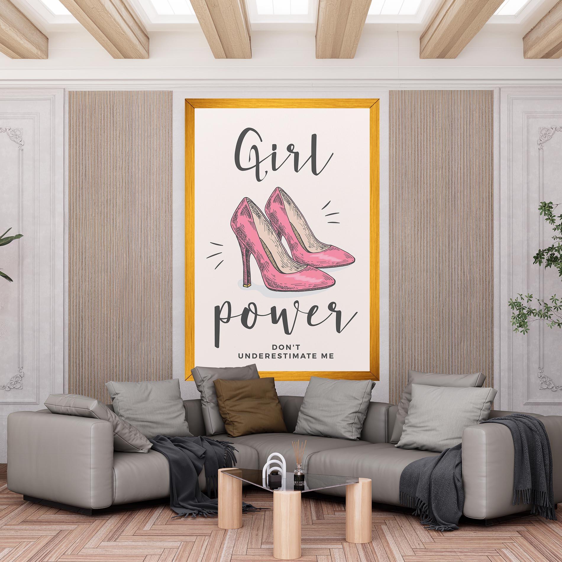 Vászonkép Girl Power mockup 6