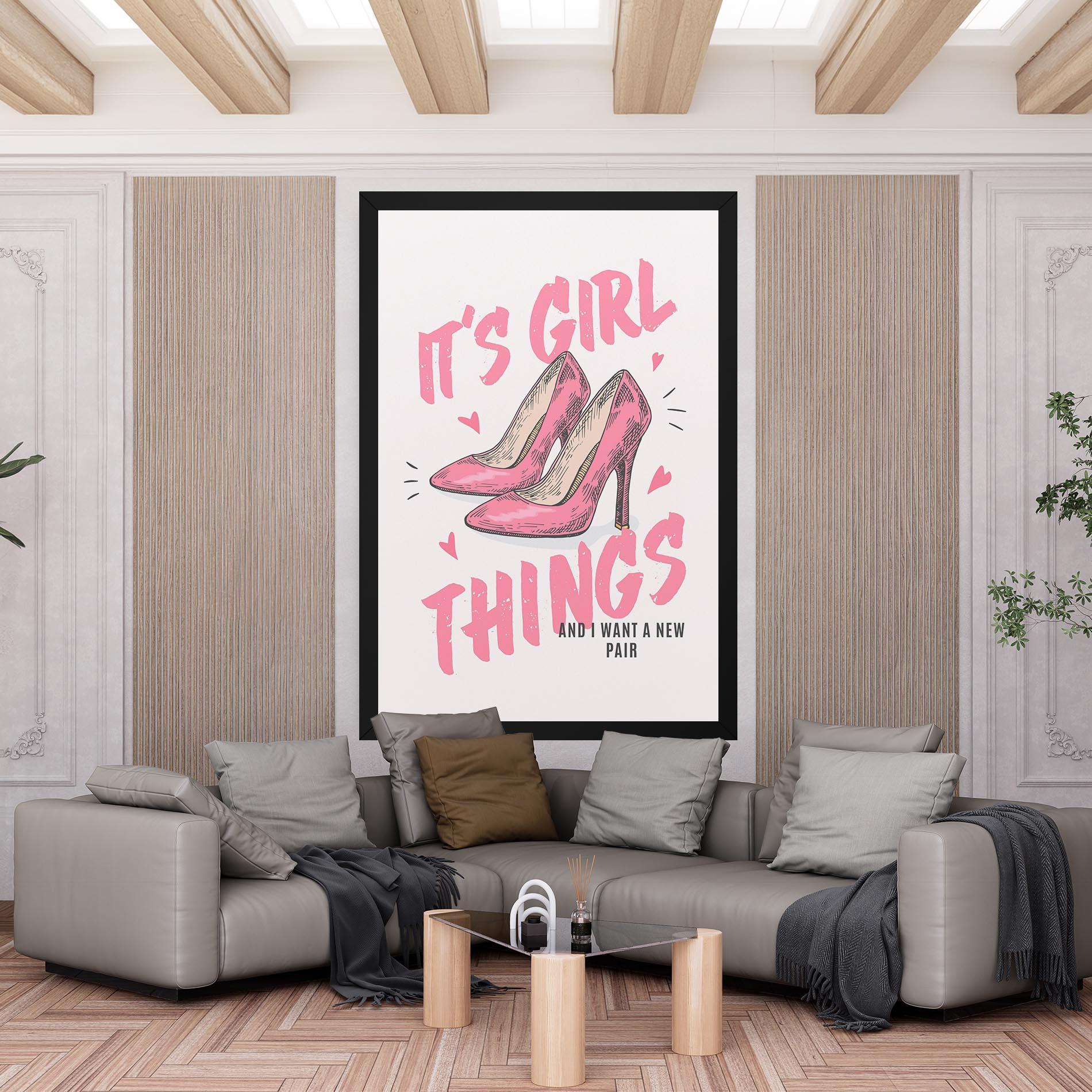 Vászonkép Girl Things mockup 6