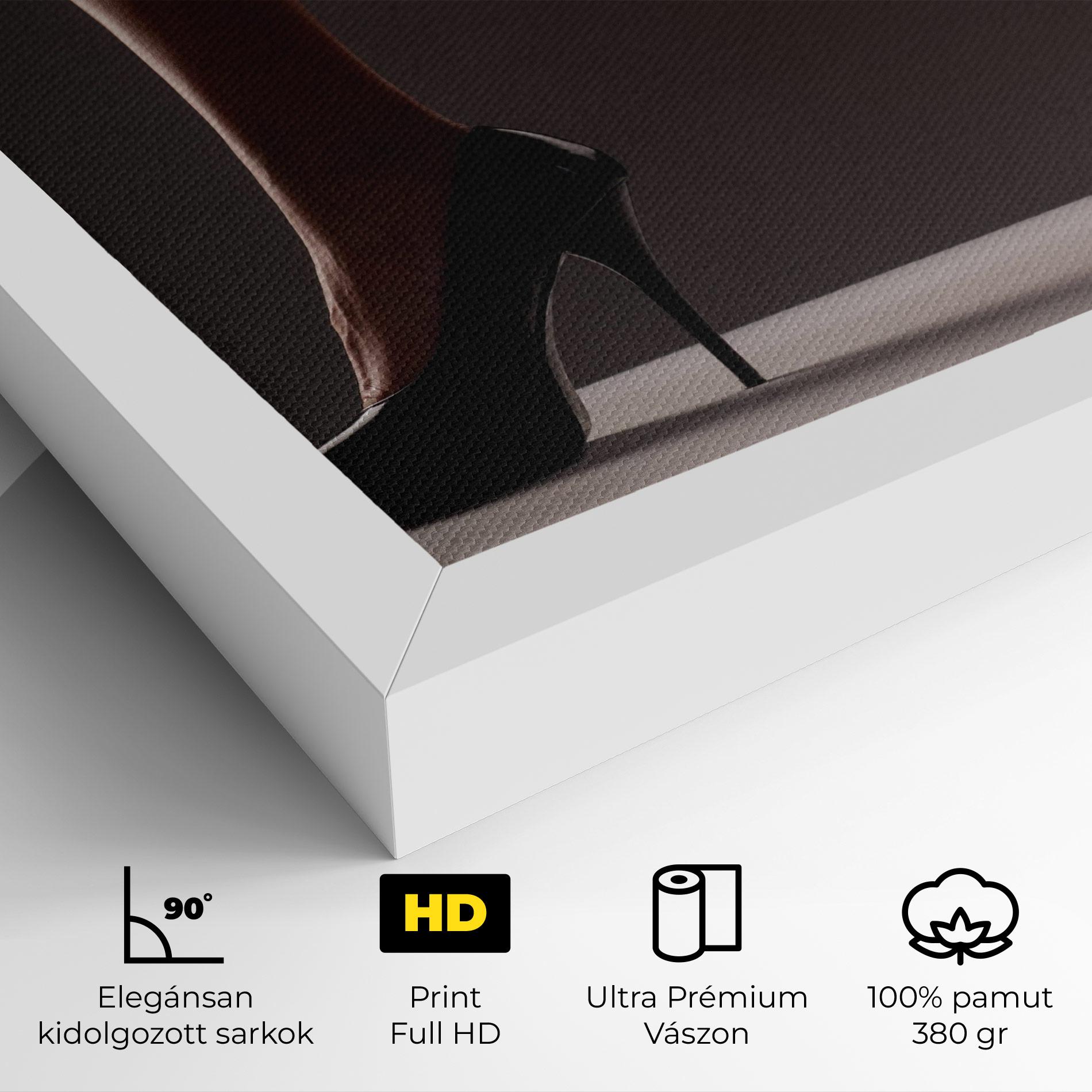 Vászonkép Black High Heels mockup 4