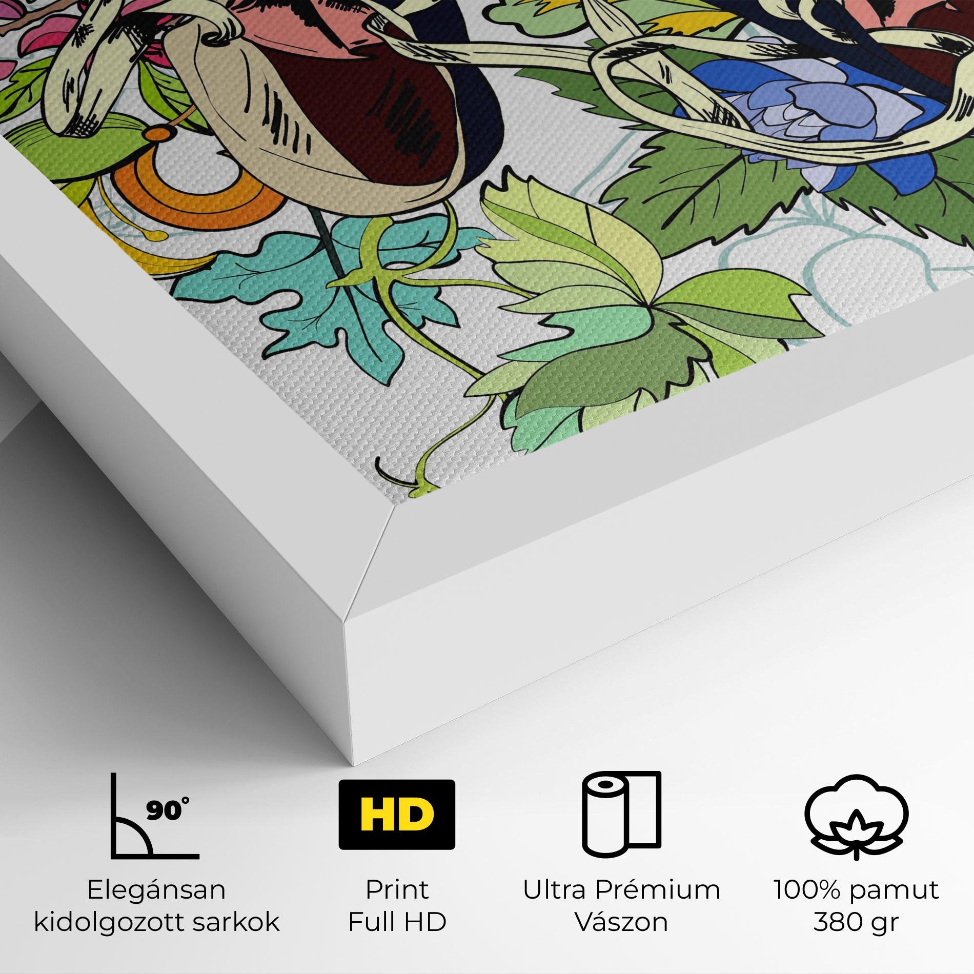 Vászonkép Flower Shoes mockup 4