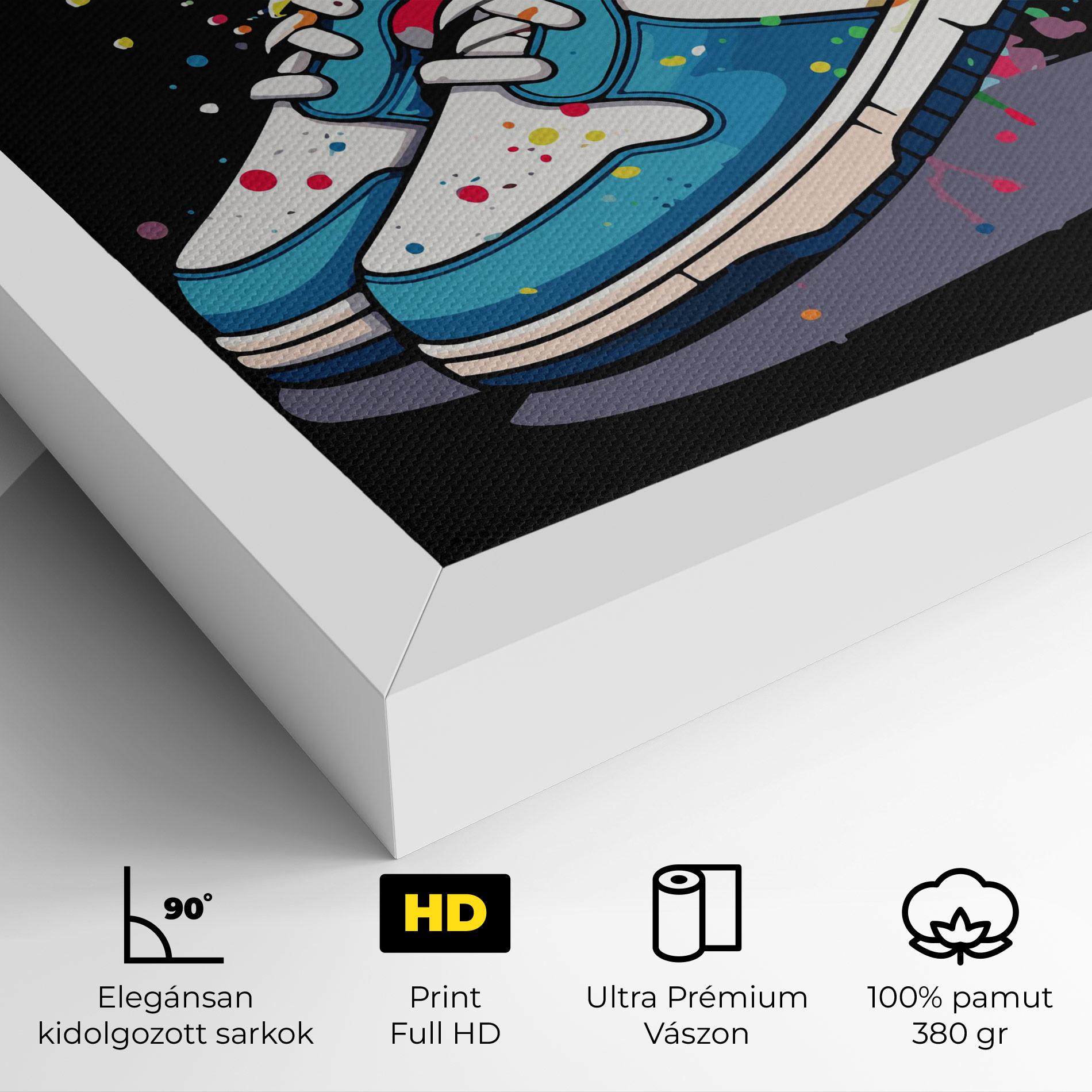 Vászonkép Shoes Splash Color mockup 4