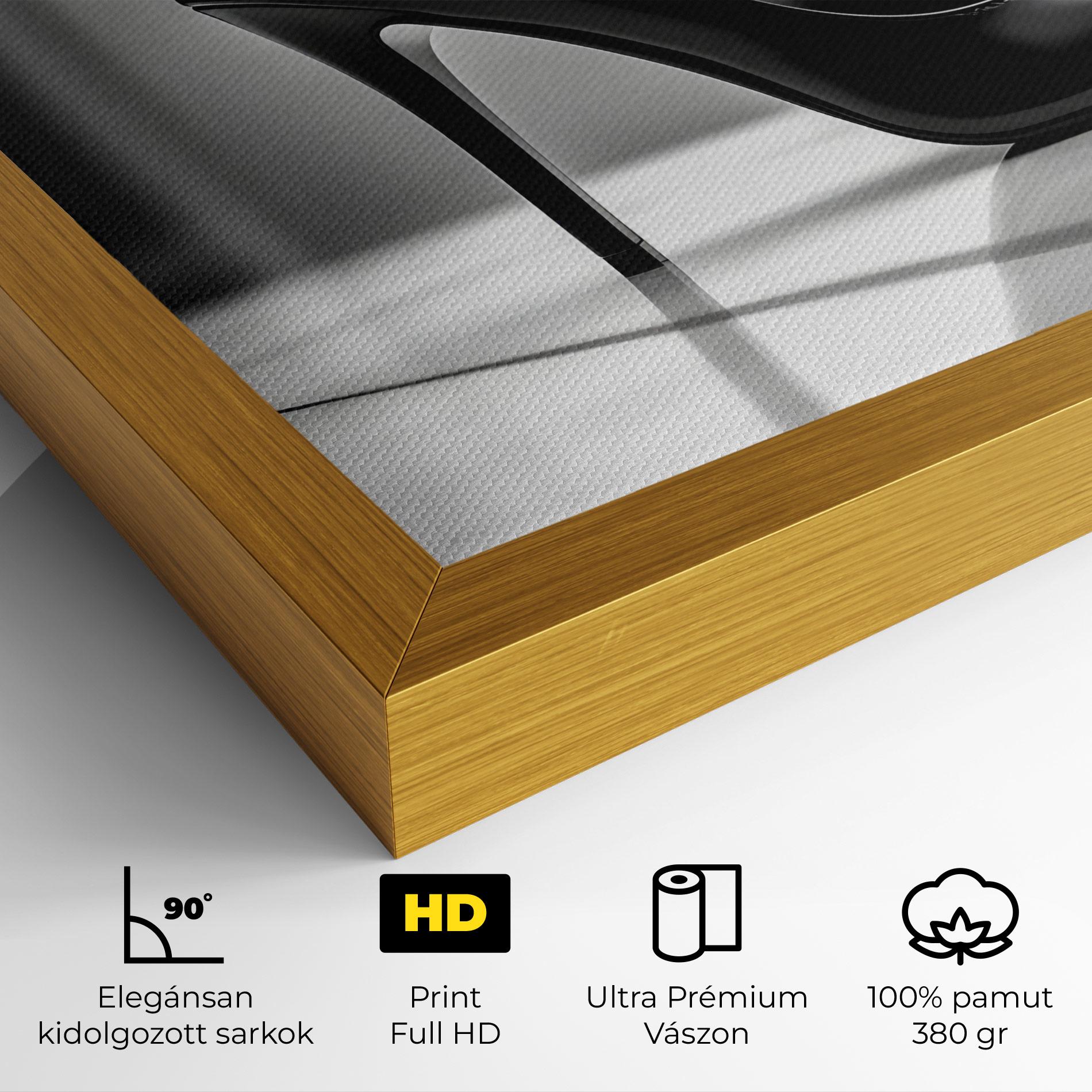 Vászonkép Black Unique Design mockup 4