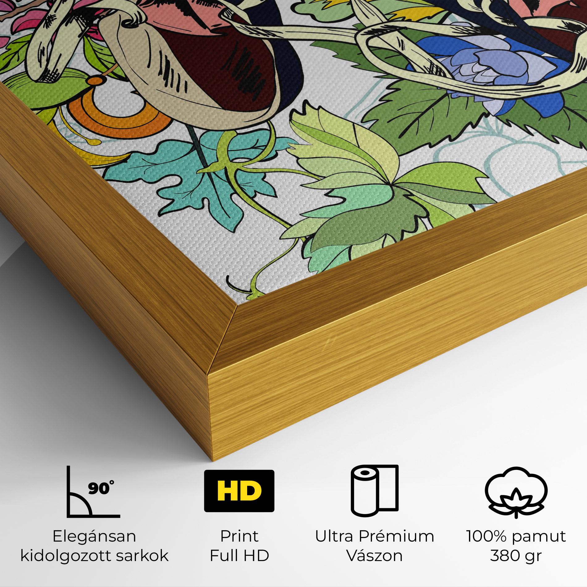 Vászonkép Flower Shoes mockup 4