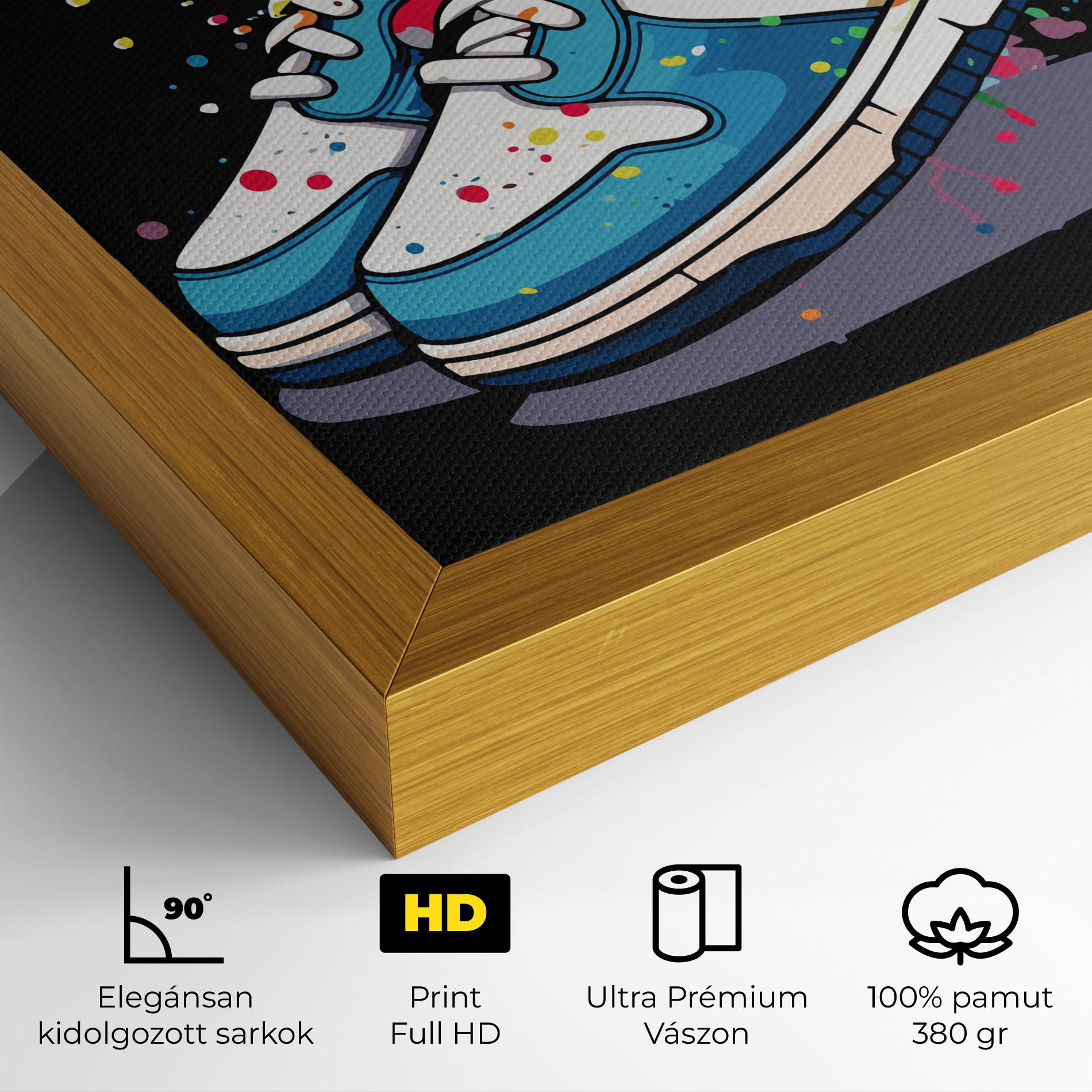 Vászonkép Shoes Splash Color mockup 4