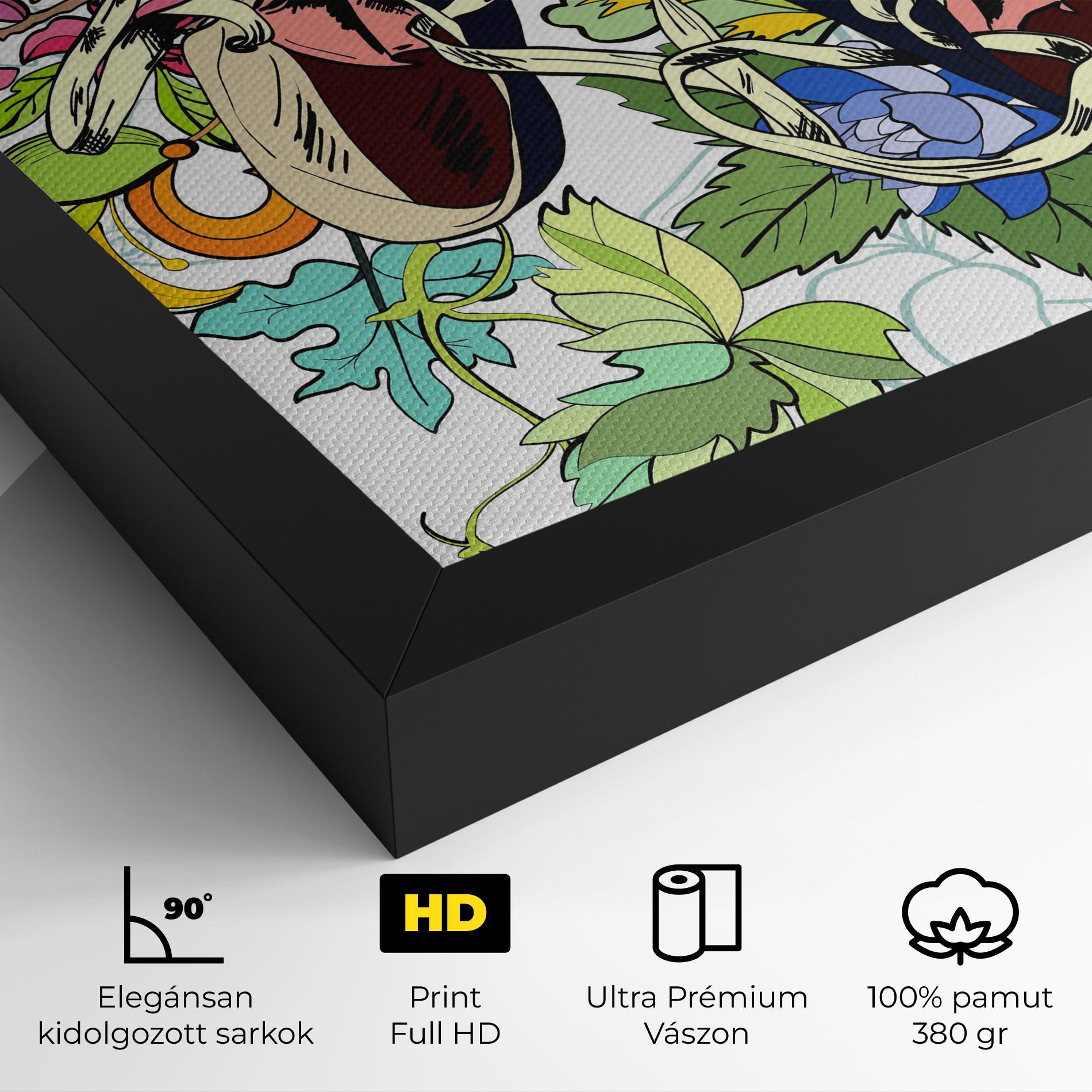 Vászonkép Flower Shoes mockup 4