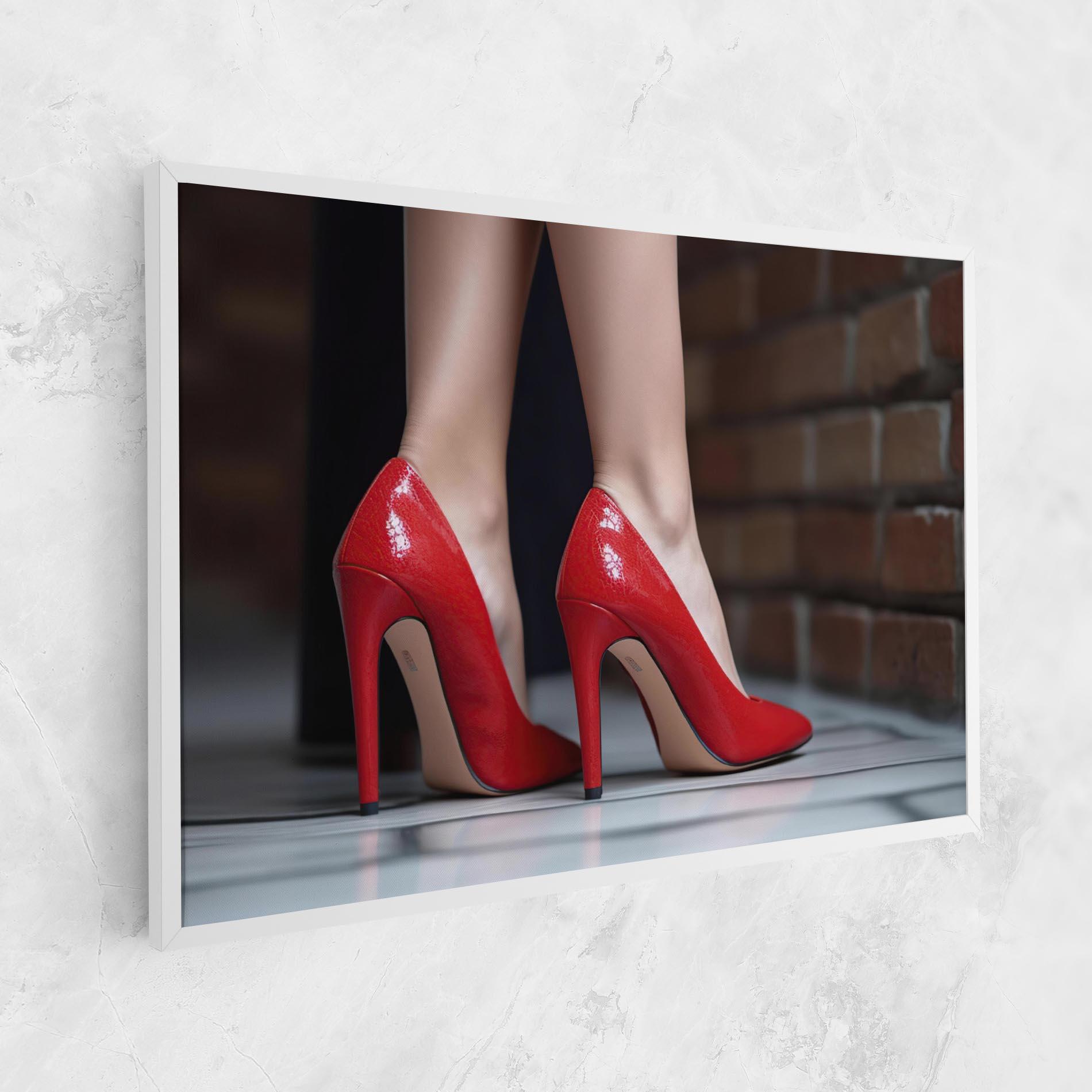 Vászonkép Sexy Red Heels mockup 1