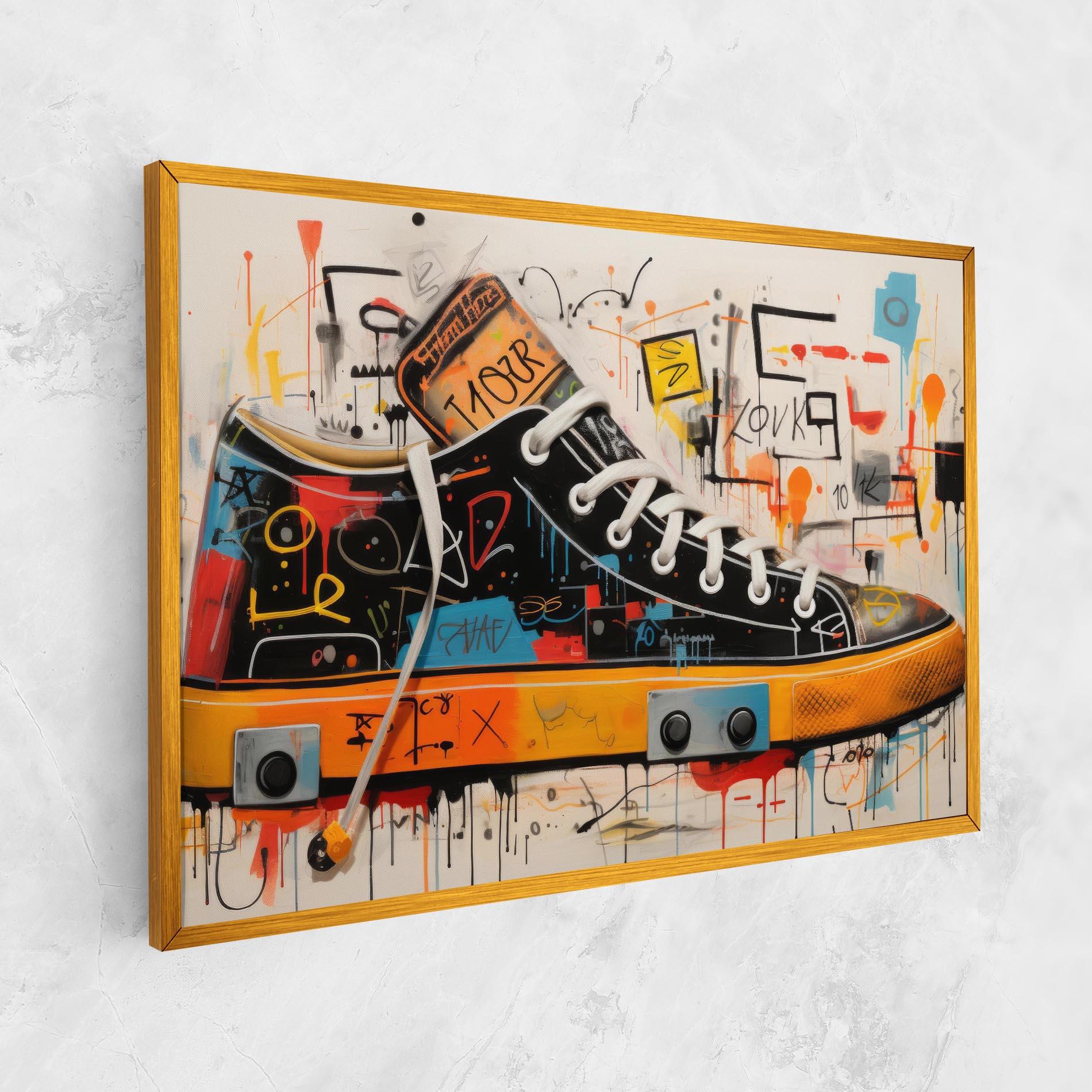 Vászonkép Teenager Sneakers mockup 1