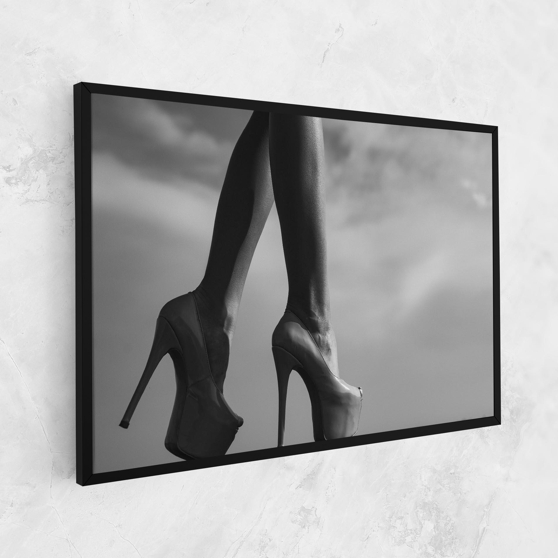Vászonkép Heels Sky Background mockup 1