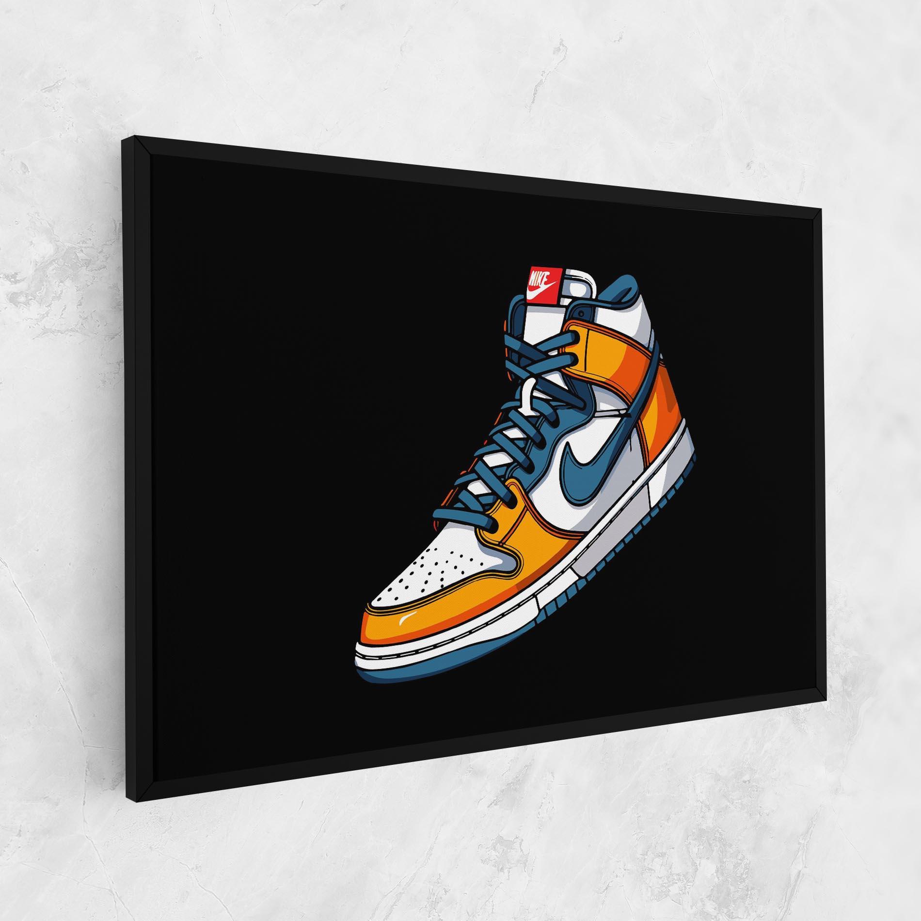 Vászonkép Nike Shoe mockup 1