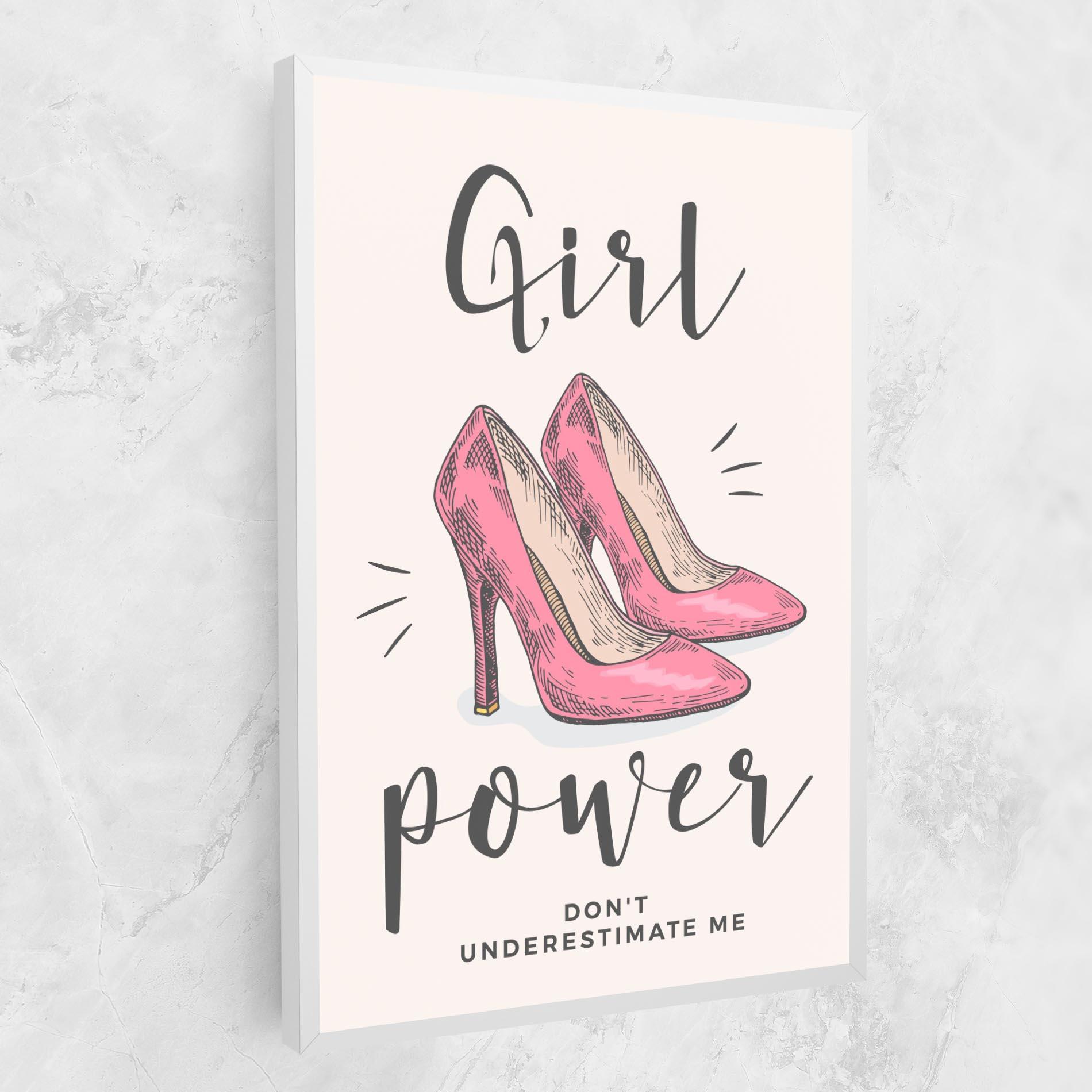 Vászonkép Girl Power mockup 1