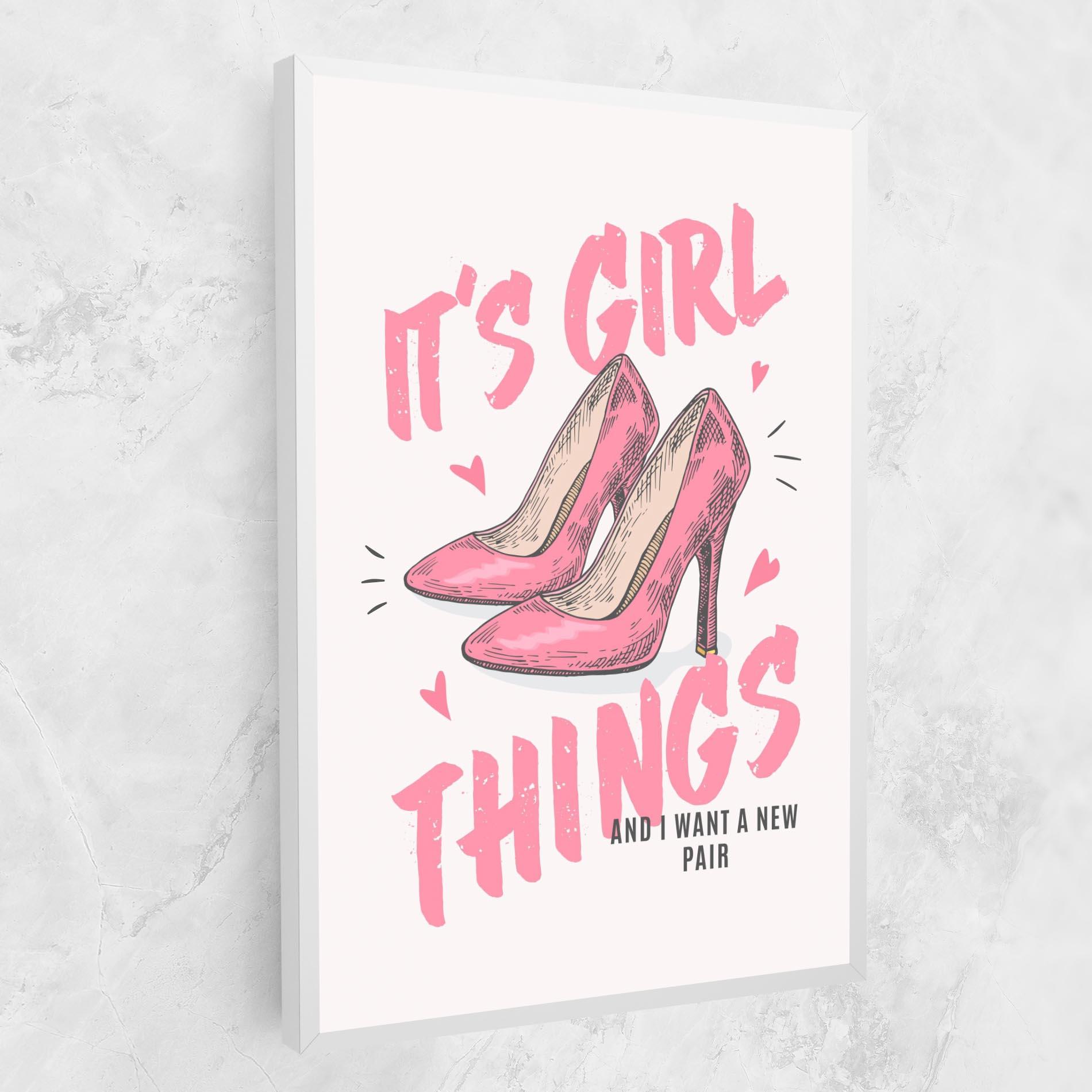 Vászonkép Girl Things mockup 1