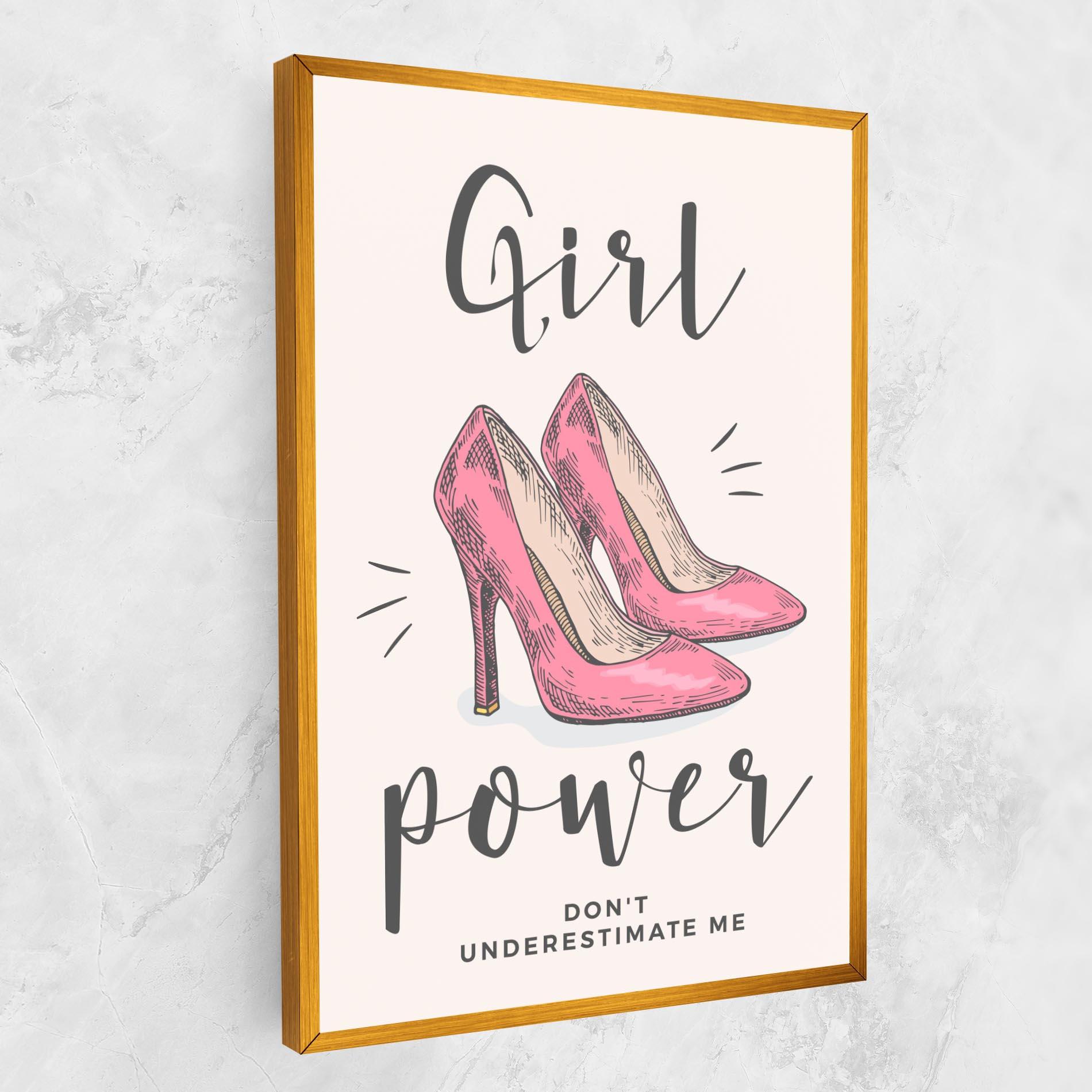 Vászonkép Girl Power mockup 1