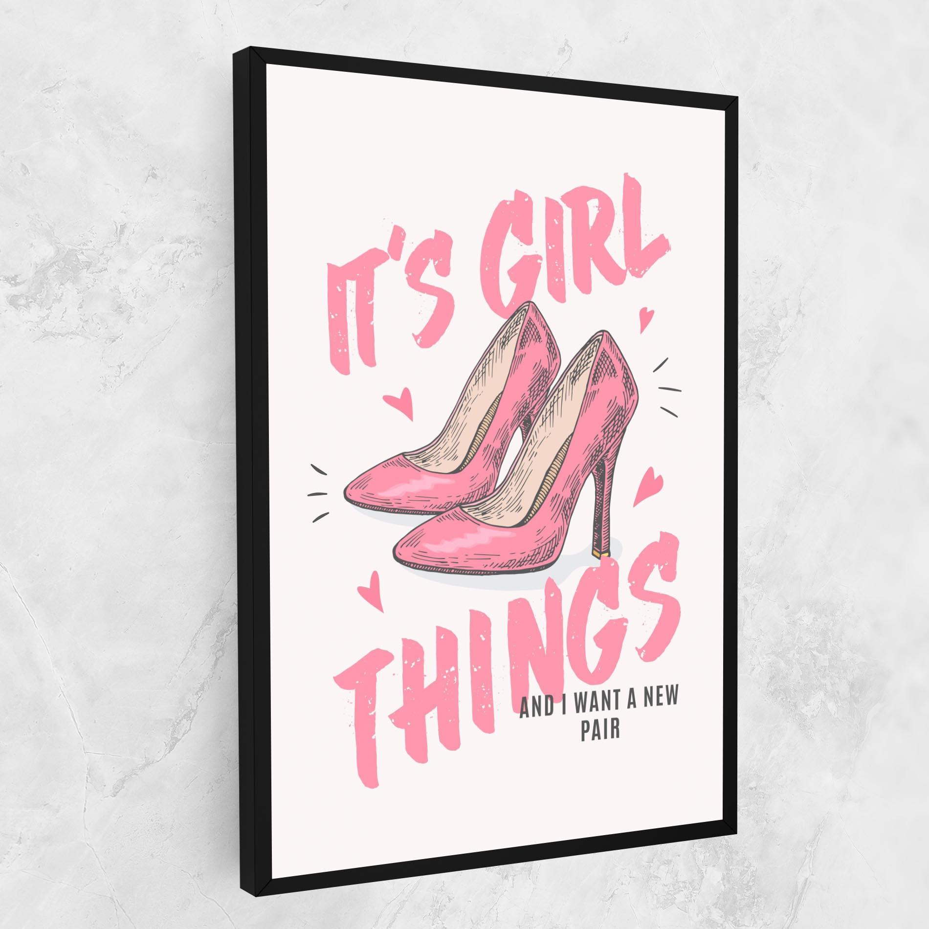 Vászonkép Girl Things mockup 1