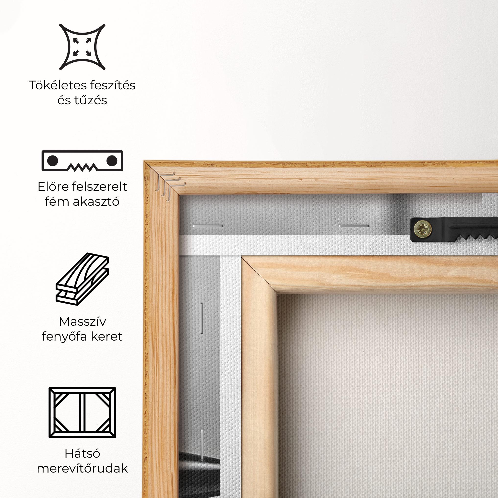 Vászonkép Black Unique Design mockup 5