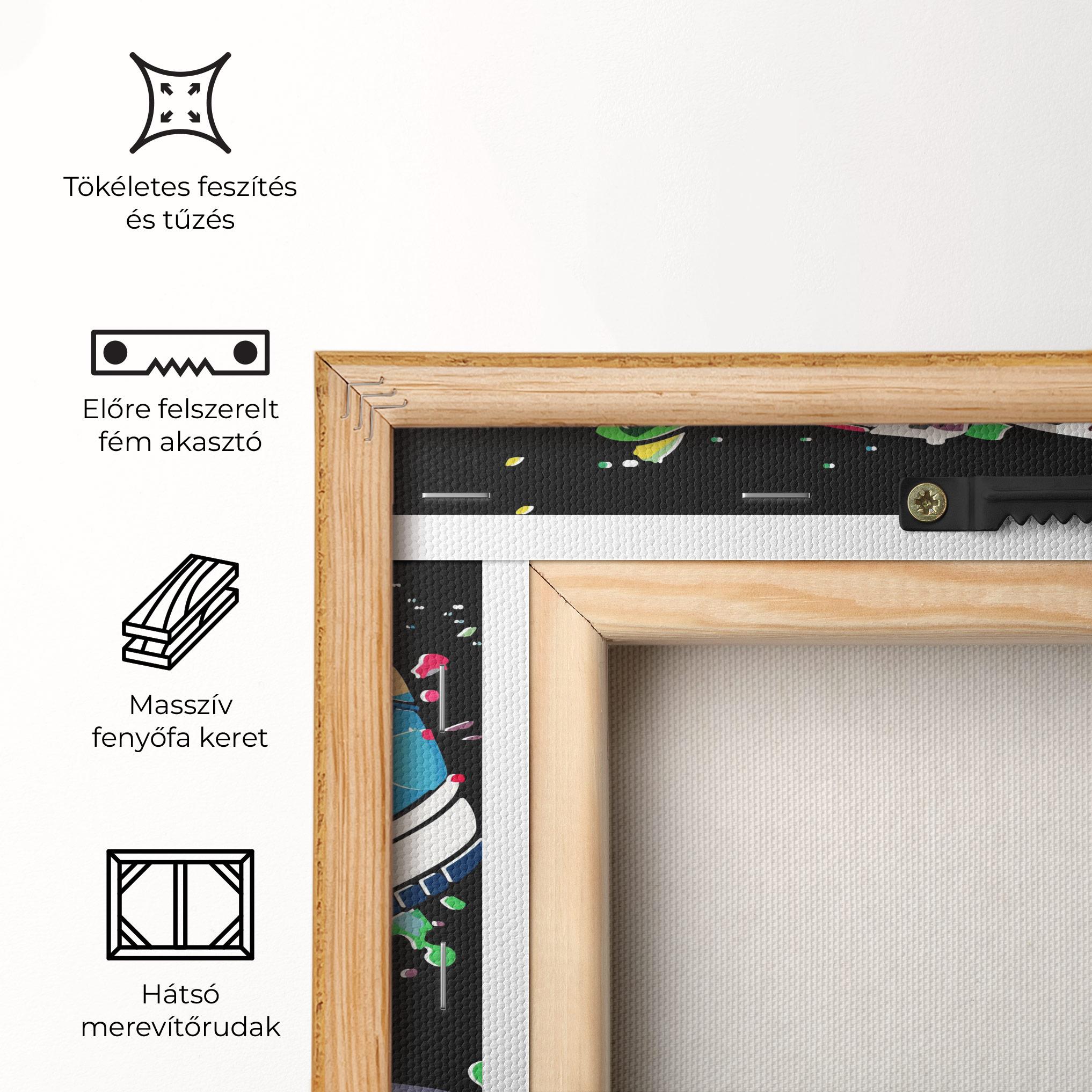 Vászonkép Shoes Splash Color mockup 5