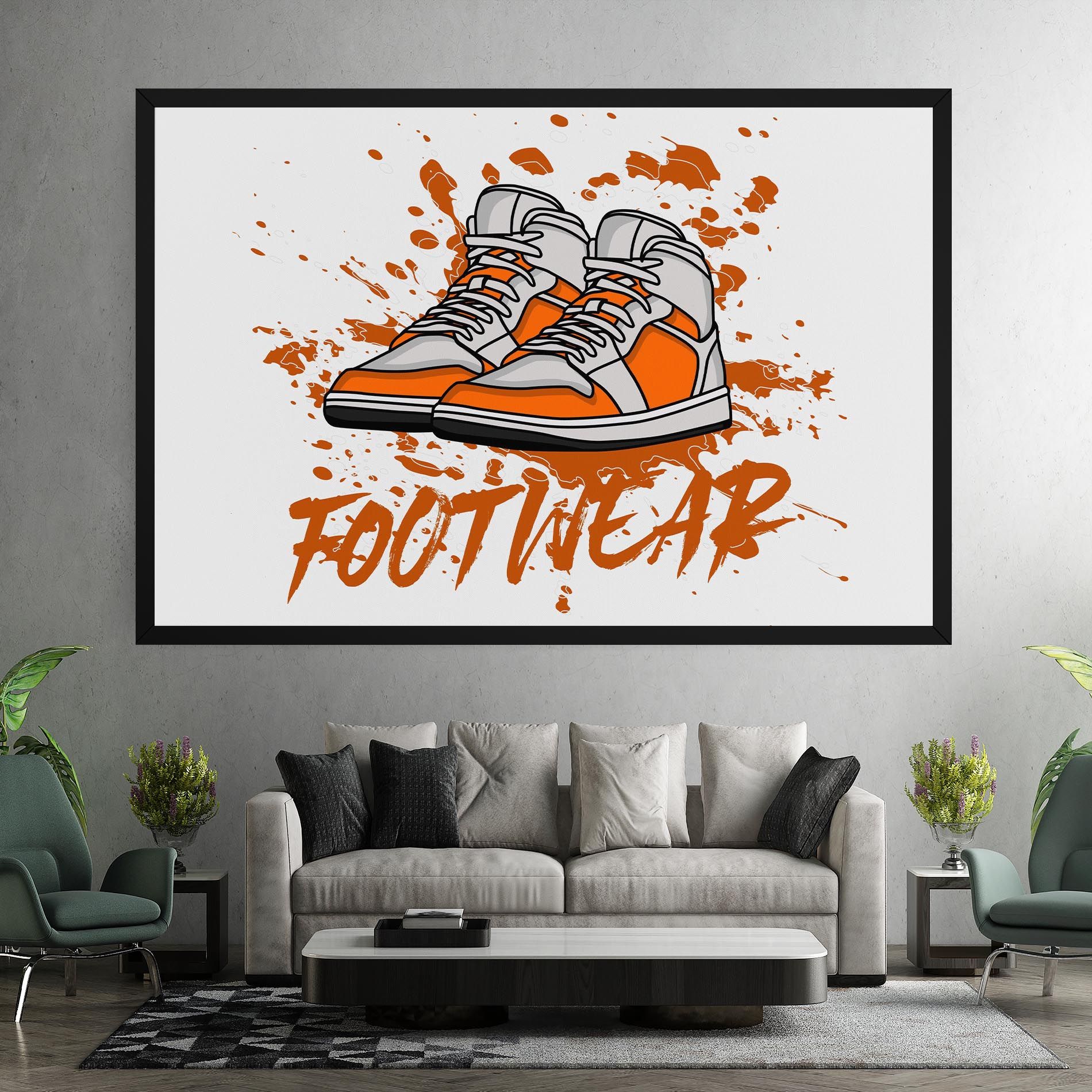 Orange Footwear mockup 7