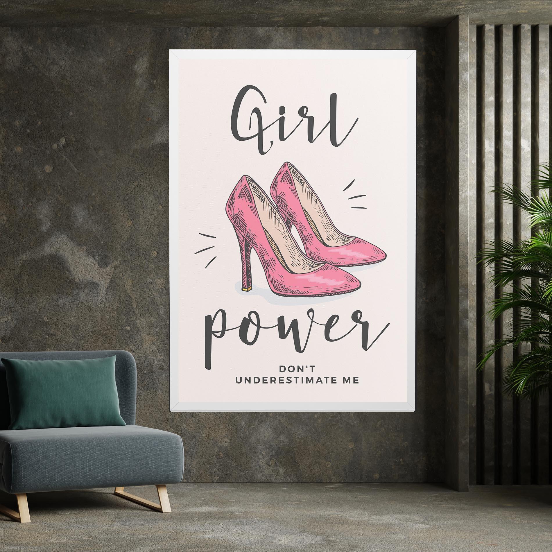 Vászonkép Girl Power mockup 7