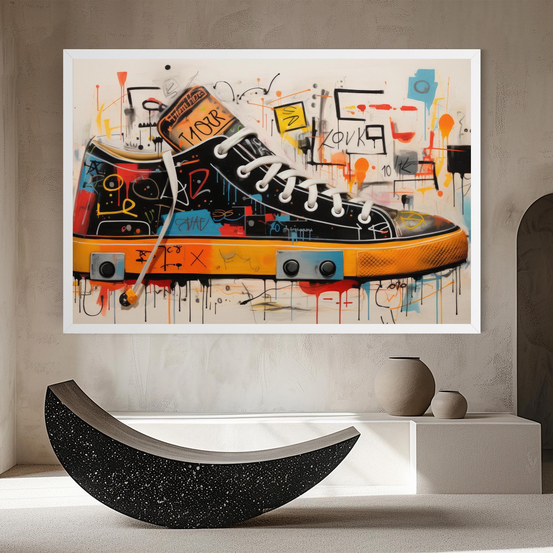 Vászonkép Teenager Sneakers mockup 8