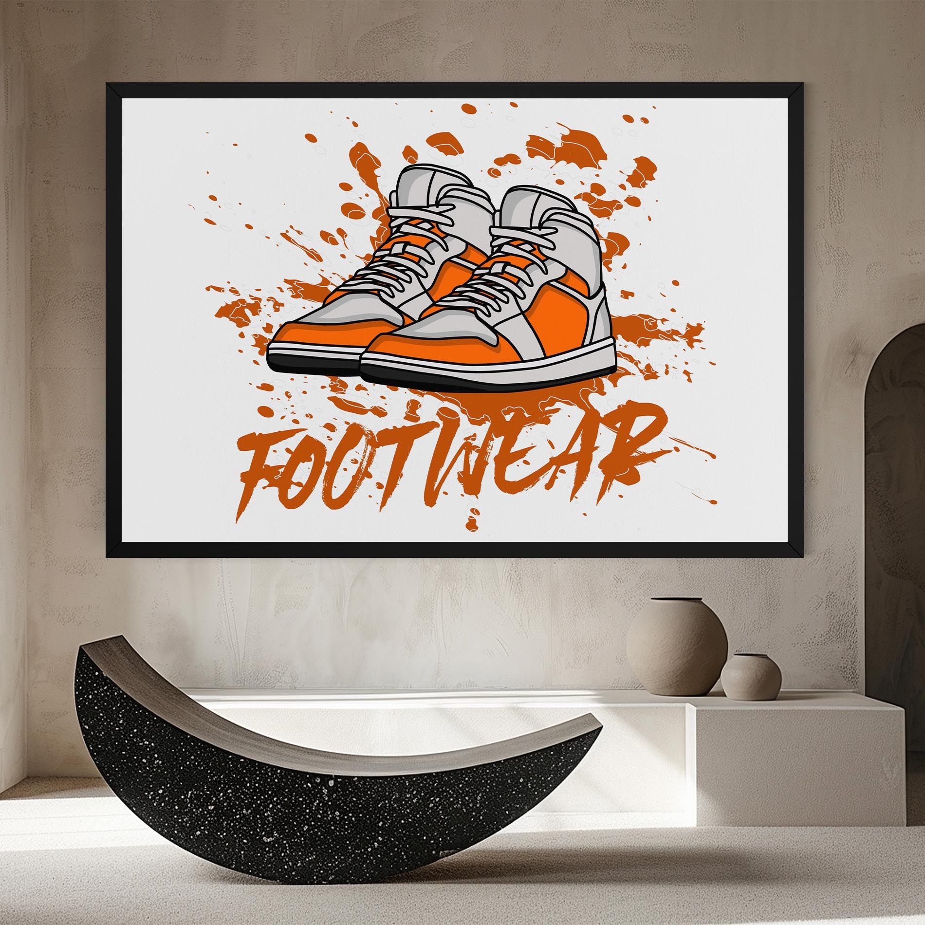 Orange Footwear mockup 8