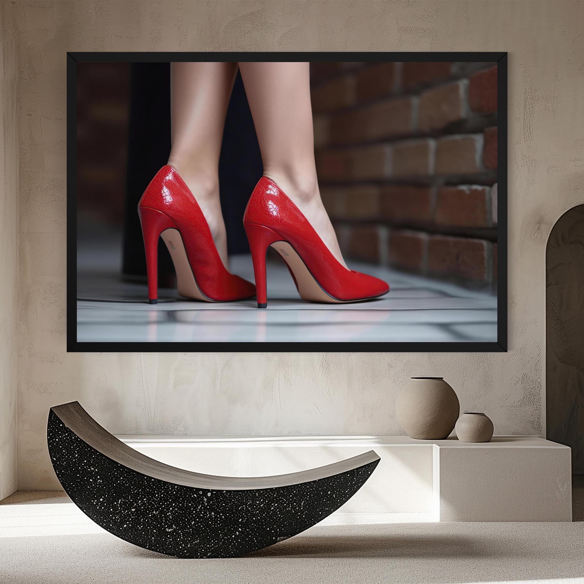 Vászonkép Sexy Red Heels mockup 8