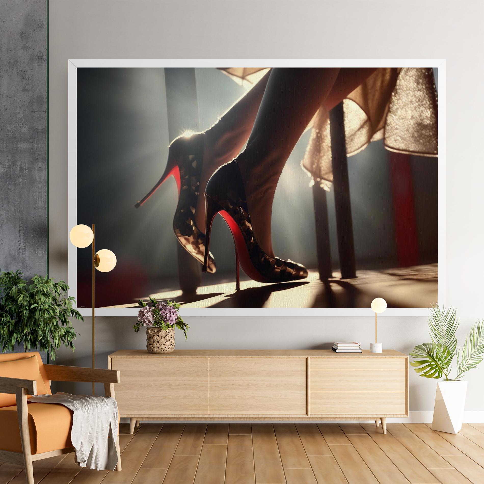 Vászonkép Heels In The Sun mockup 9