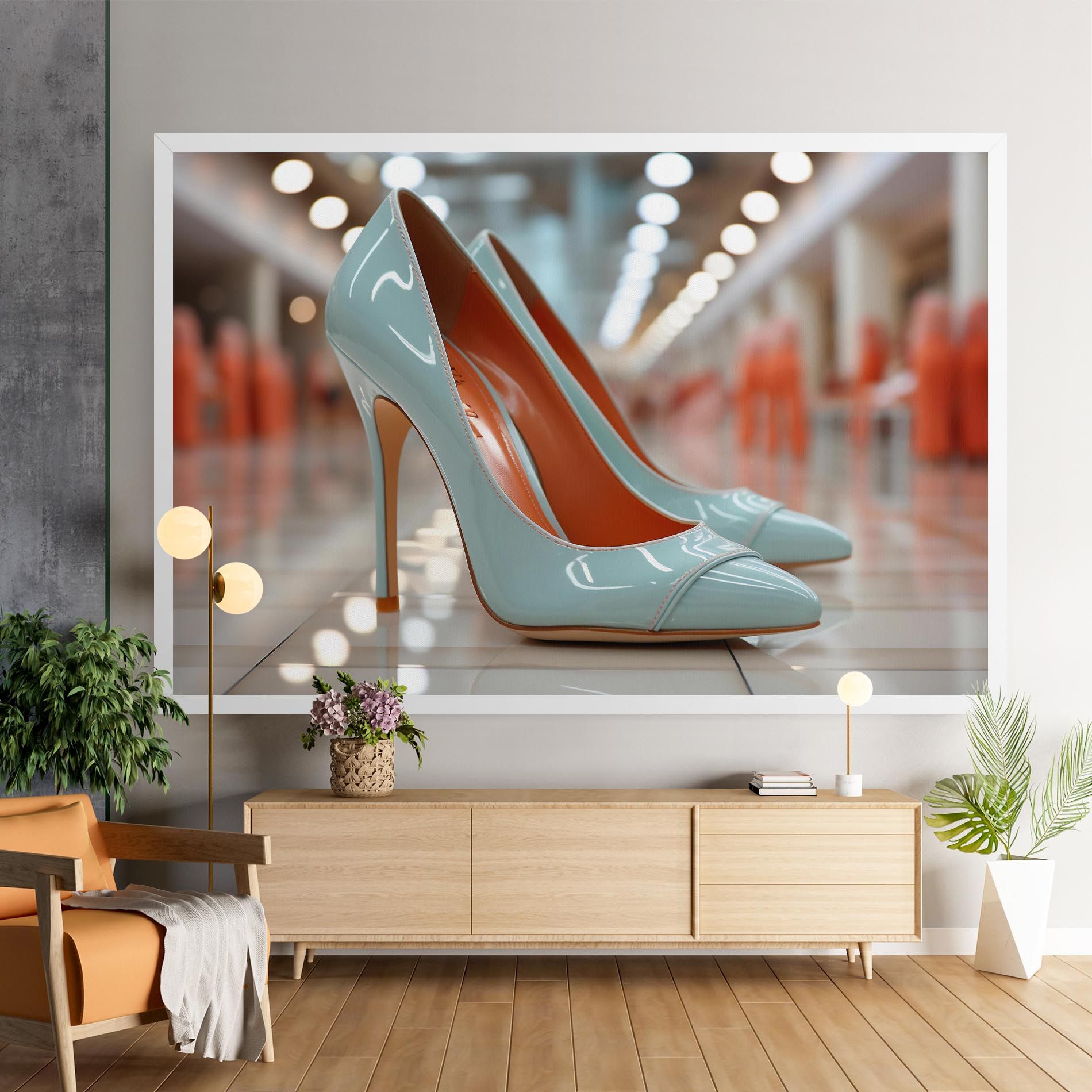 Light Blue Heels mockup 9