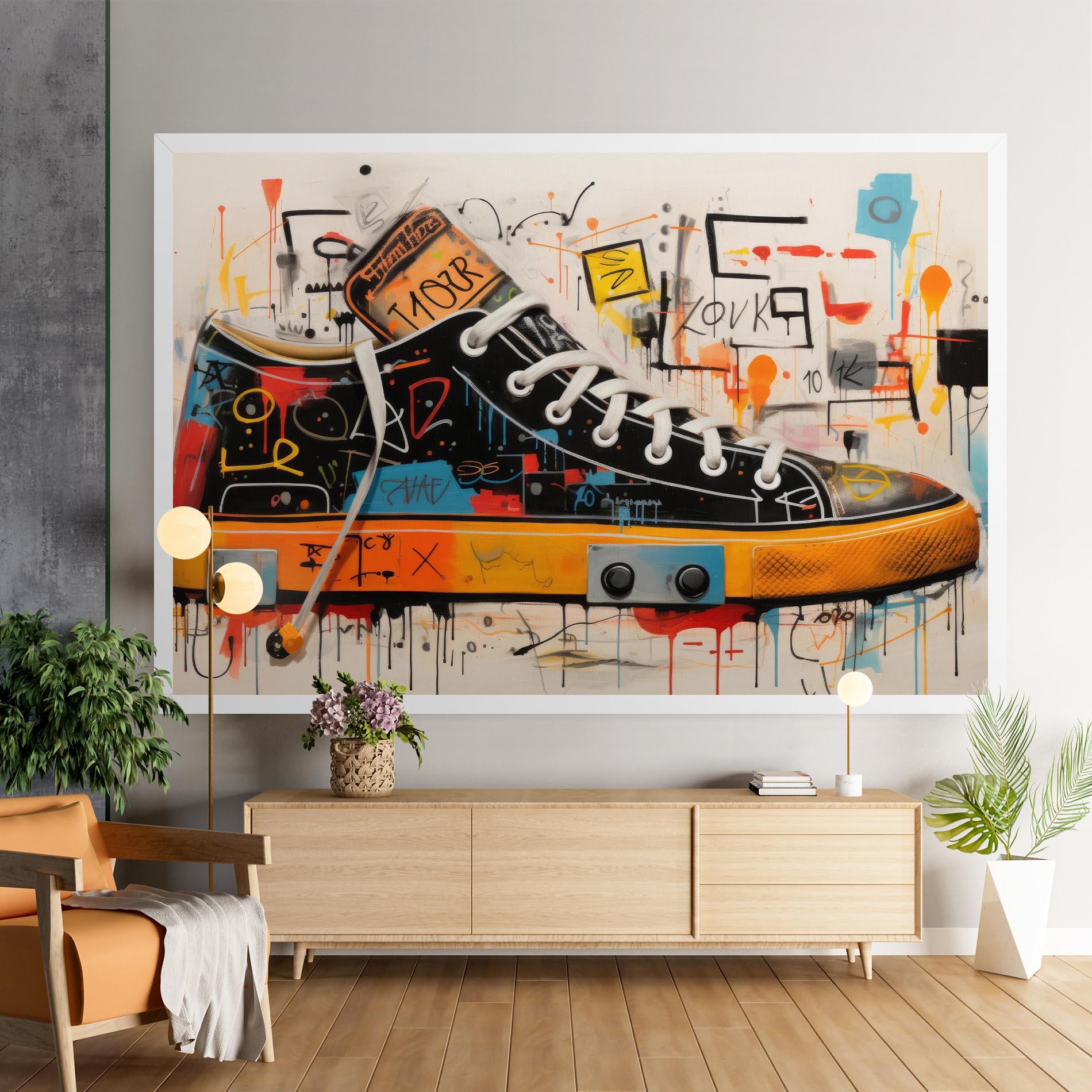 Vászonkép Teenager Sneakers mockup 9