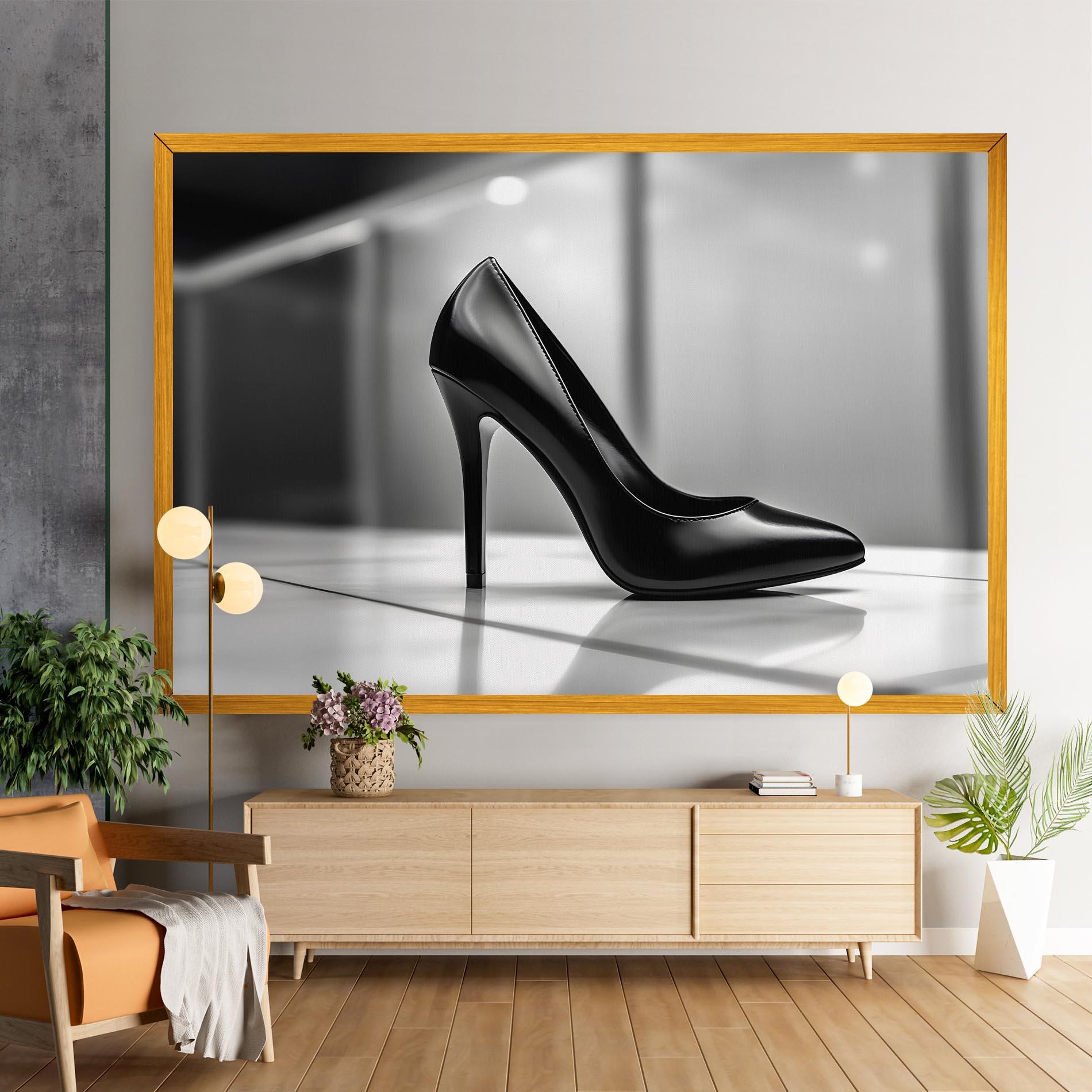 Vászonkép Black Unique Design mockup 9