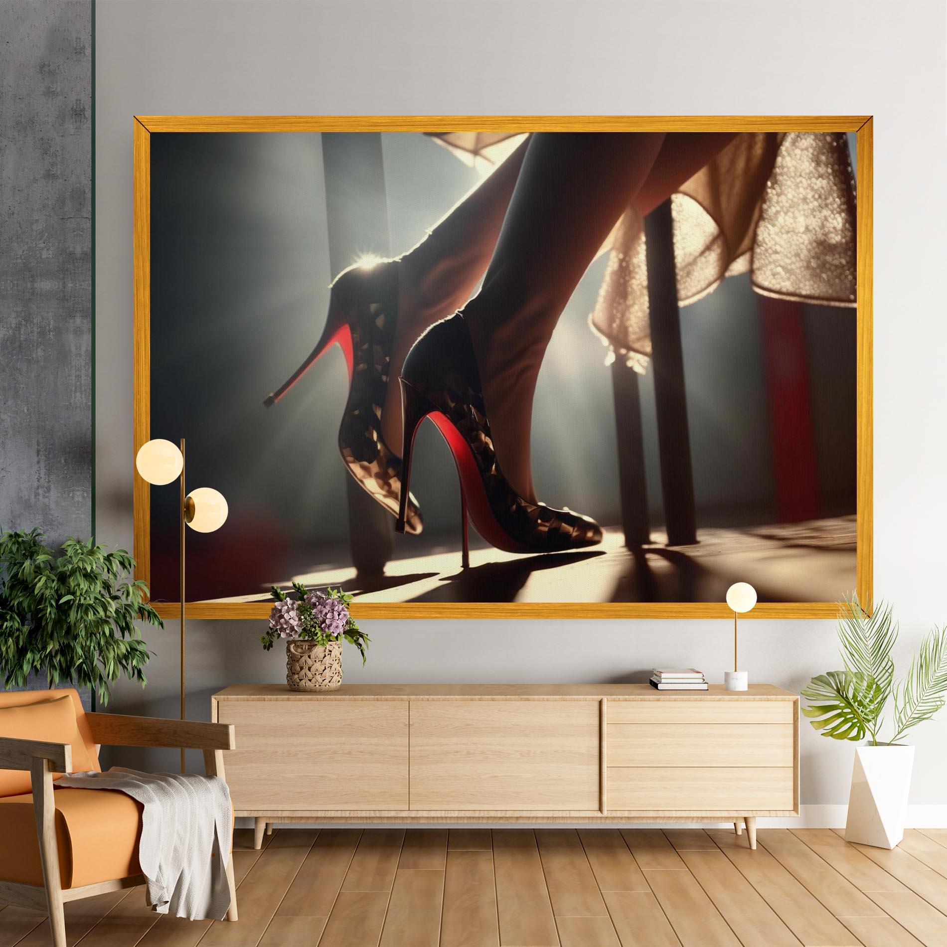 Vászonkép Heels In The Sun mockup 9