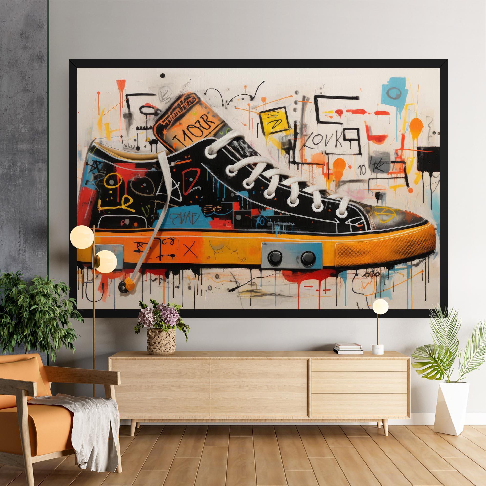 Vászonkép Teenager Sneakers mockup 9