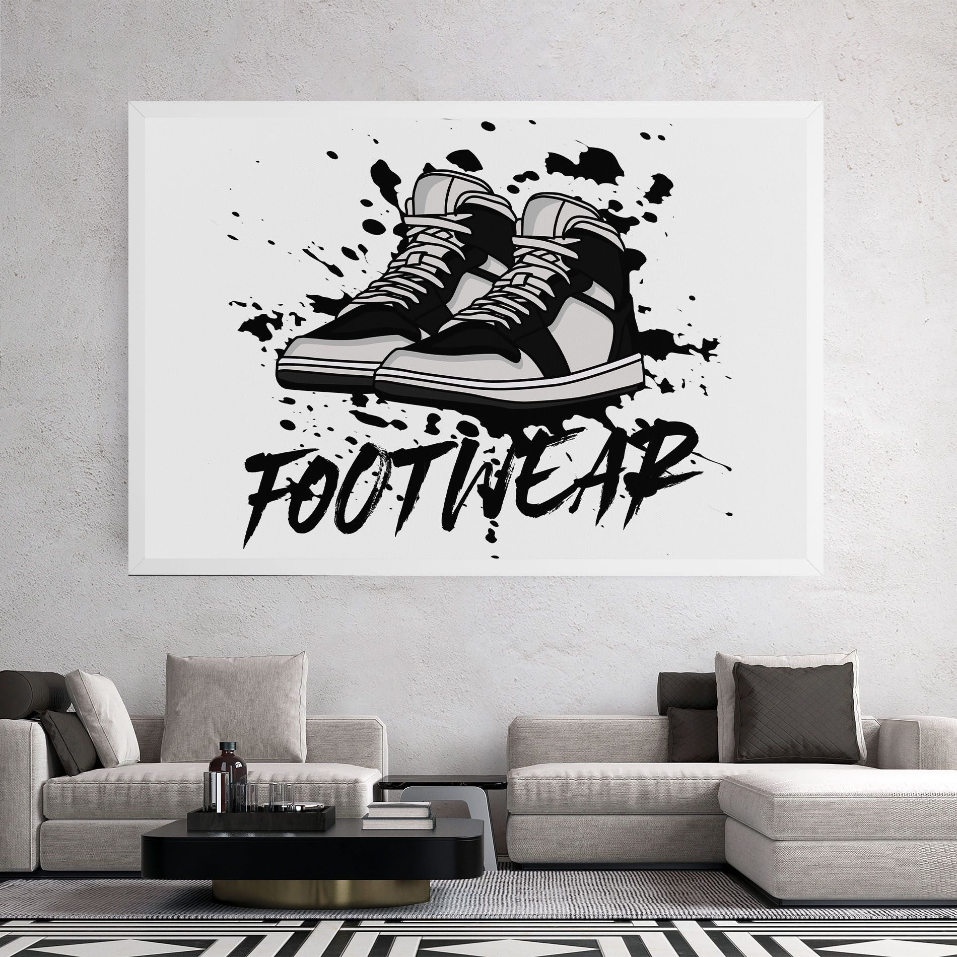 Black Footwear mockup 2