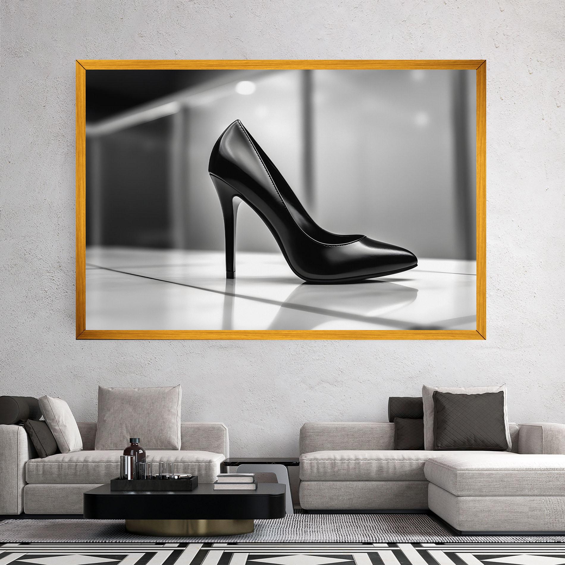 Vászonkép Black Unique Design mockup 2