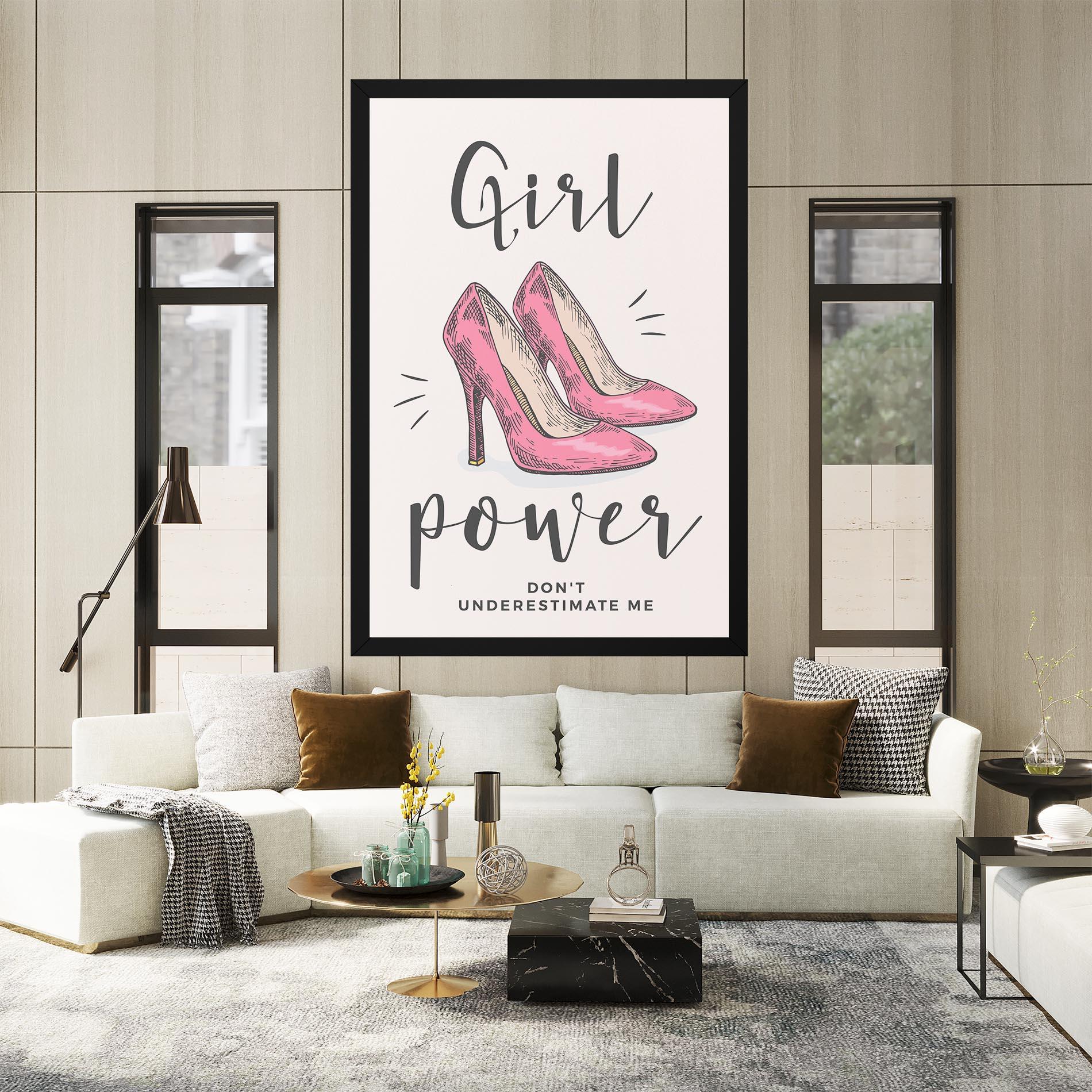 Vászonkép Girl Power mockup 2