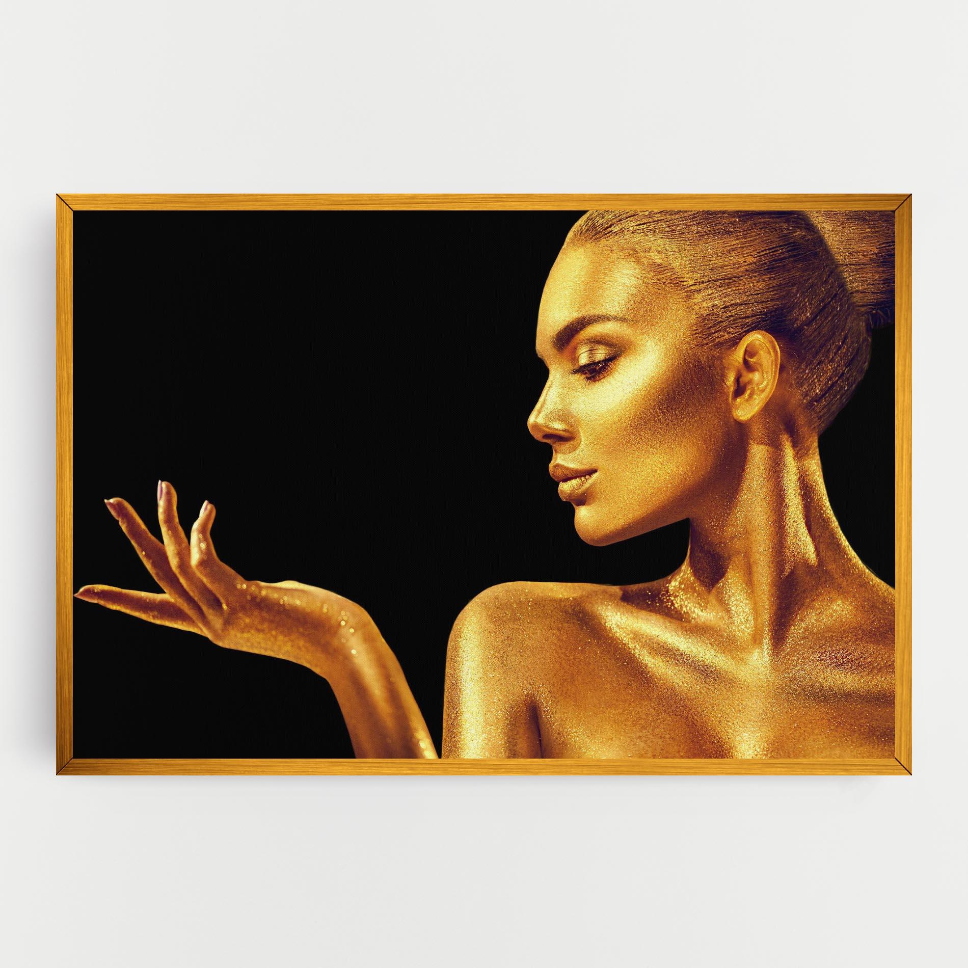 Vászonkép Golden Glamour mockup 0