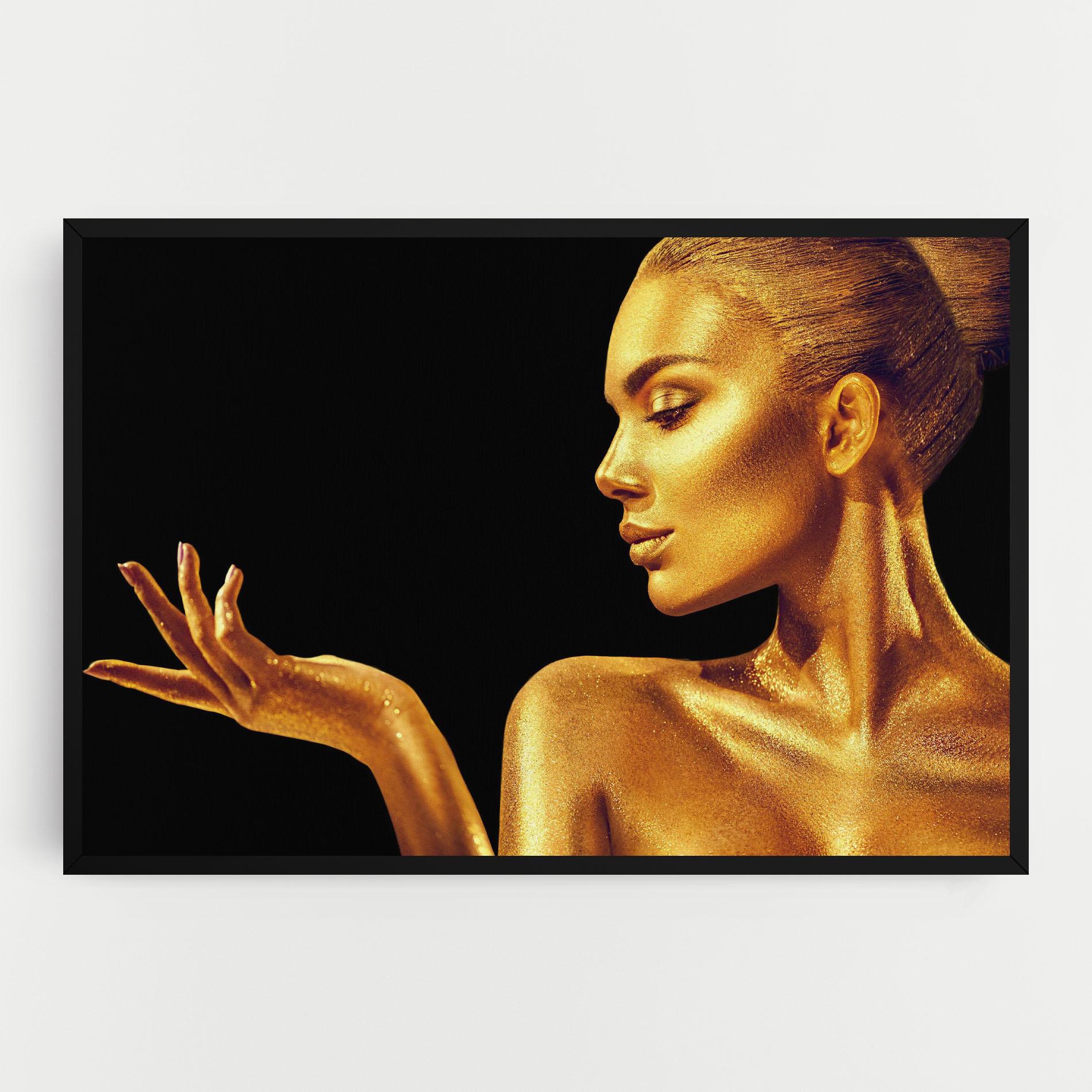 Vászonkép Golden Glamour mockup 0