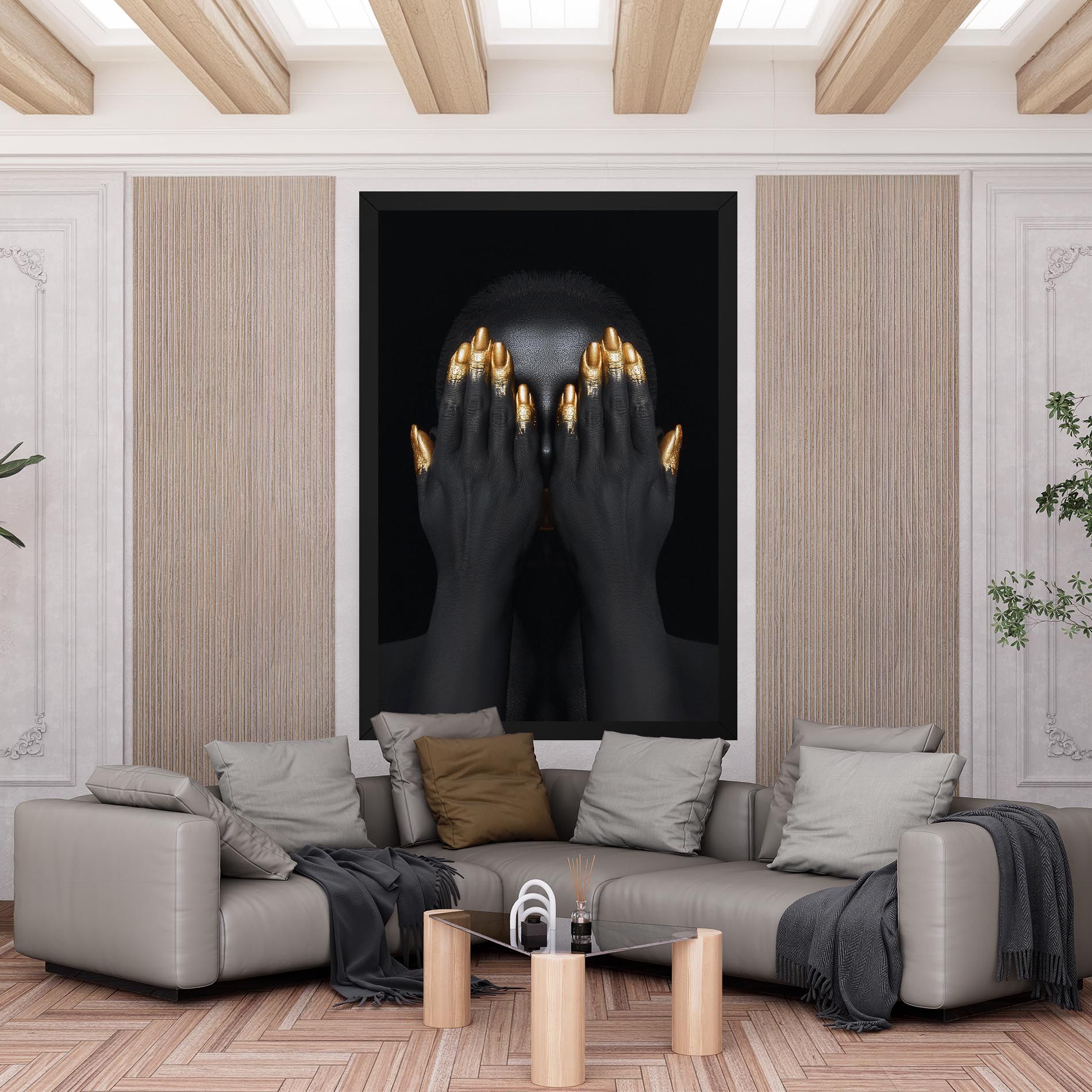 Gold Fingertips Chain mockup 6