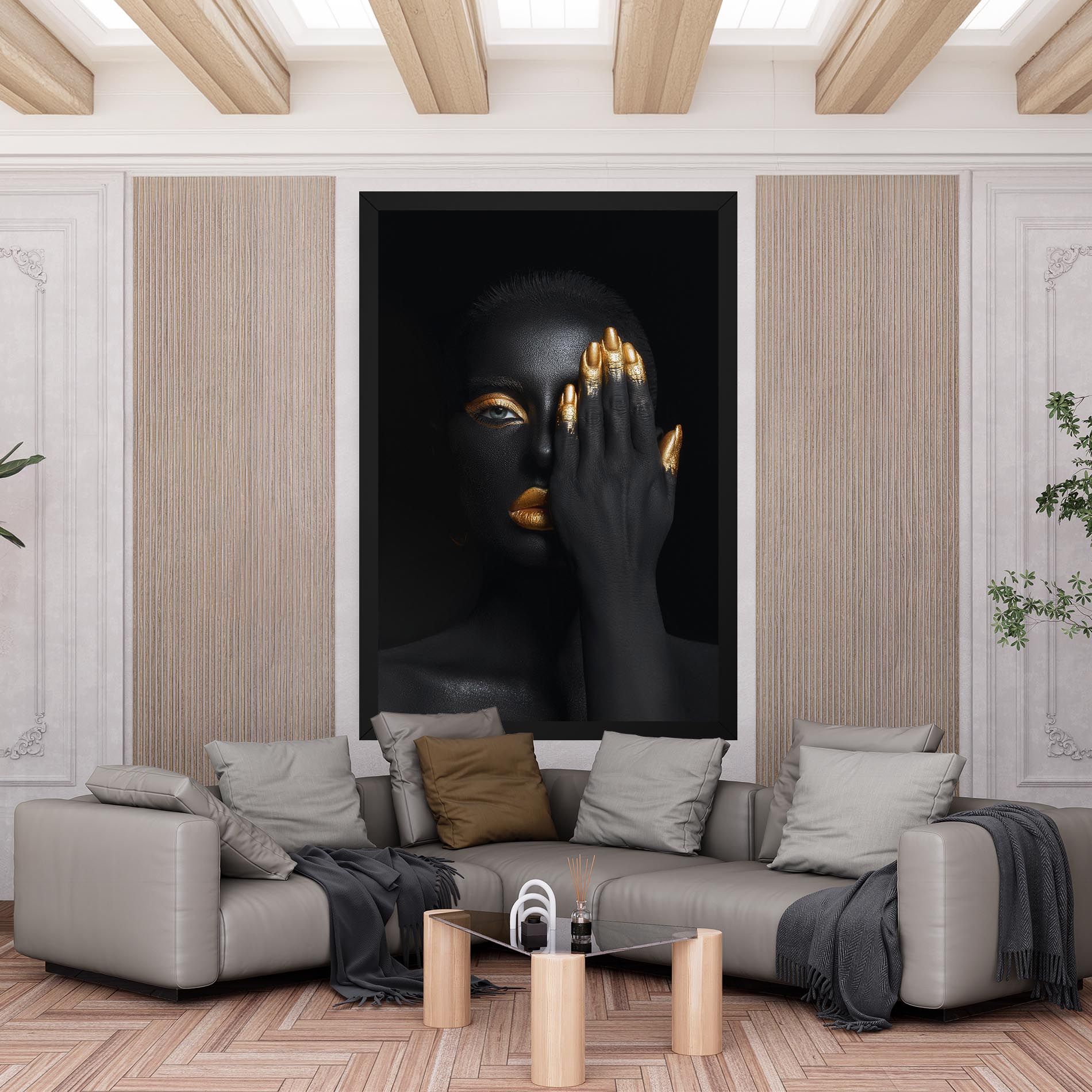 Gold Makeup Chain mockup 6