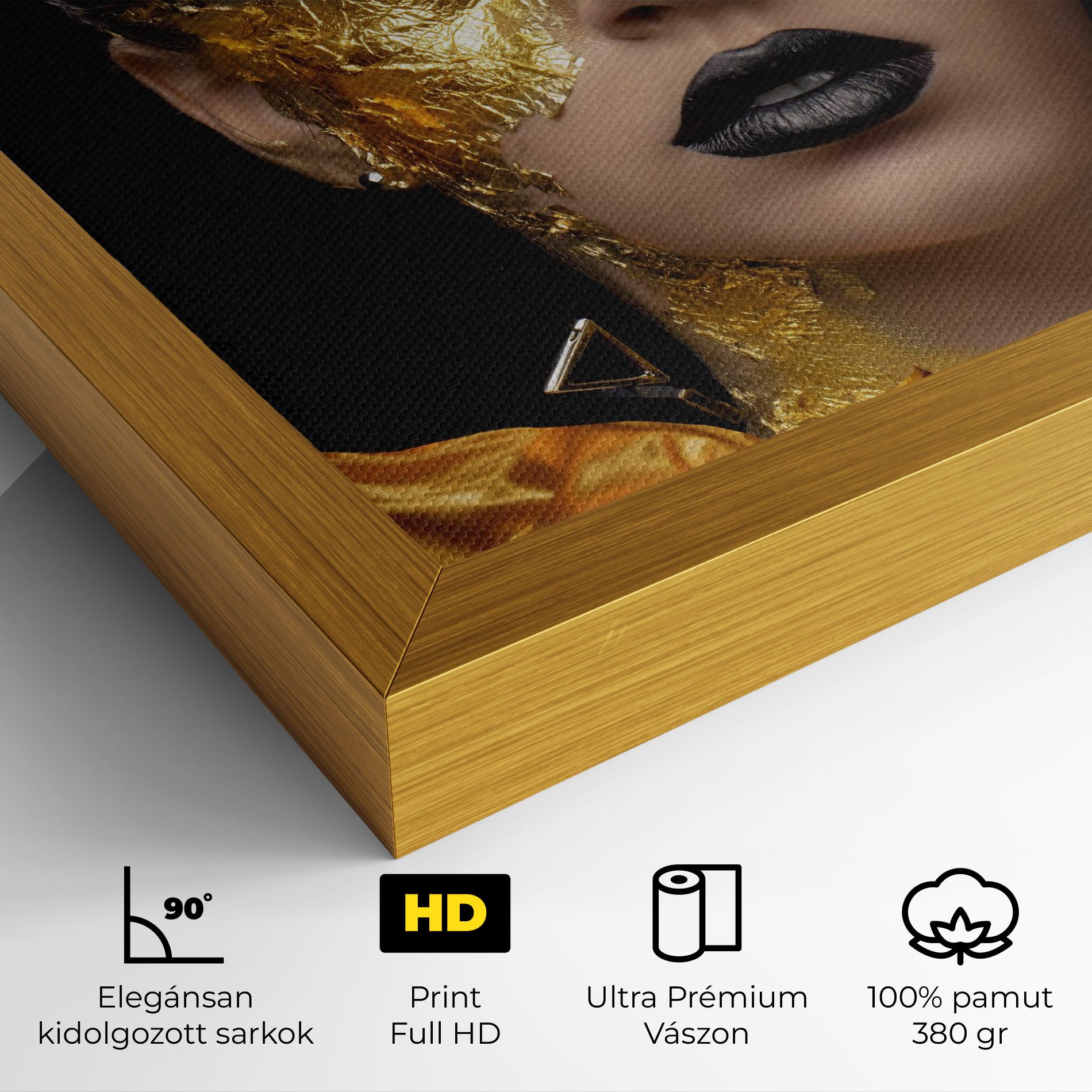 Glamorous Gold Outfit mockup 4