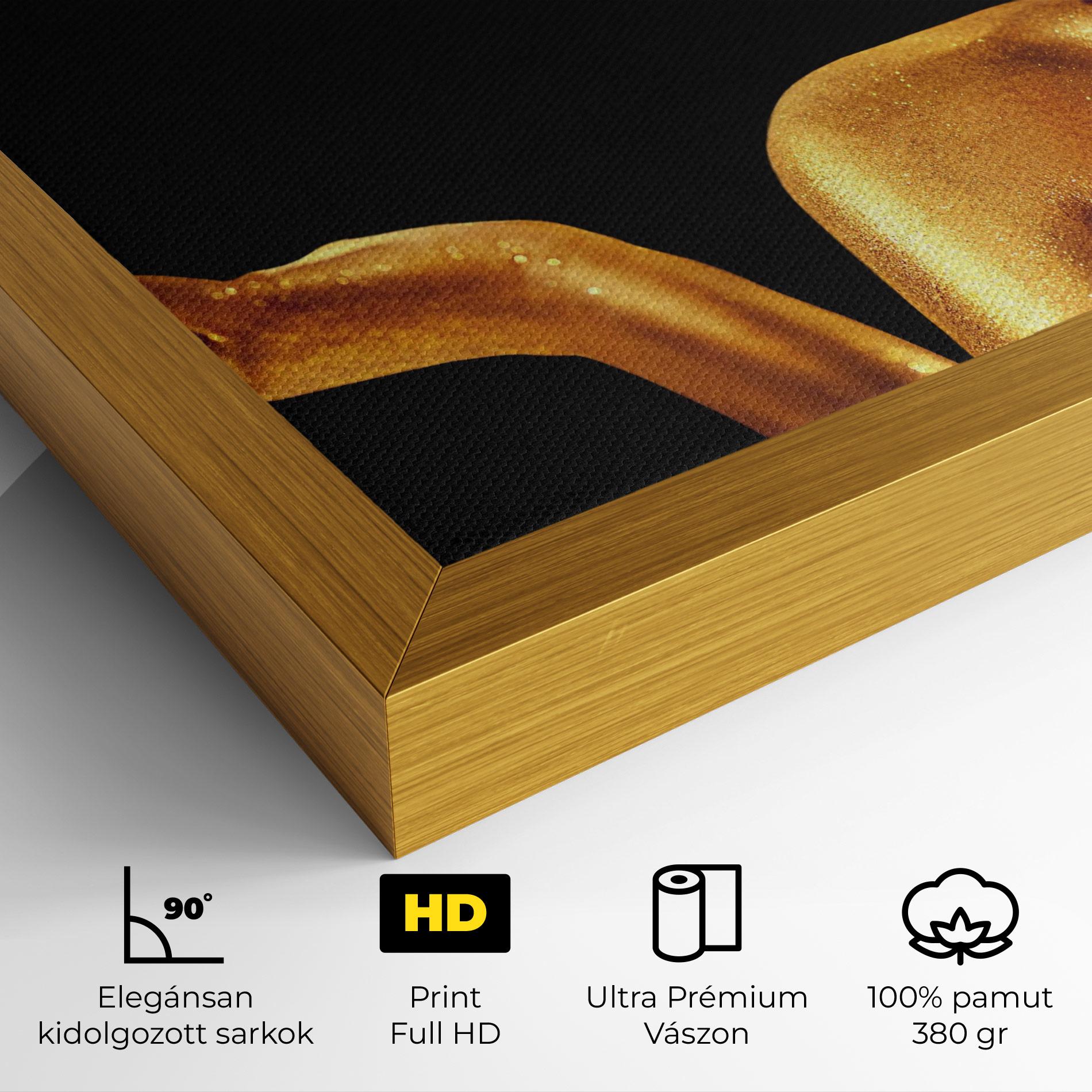 Vászonkép Golden Glamour mockup 4