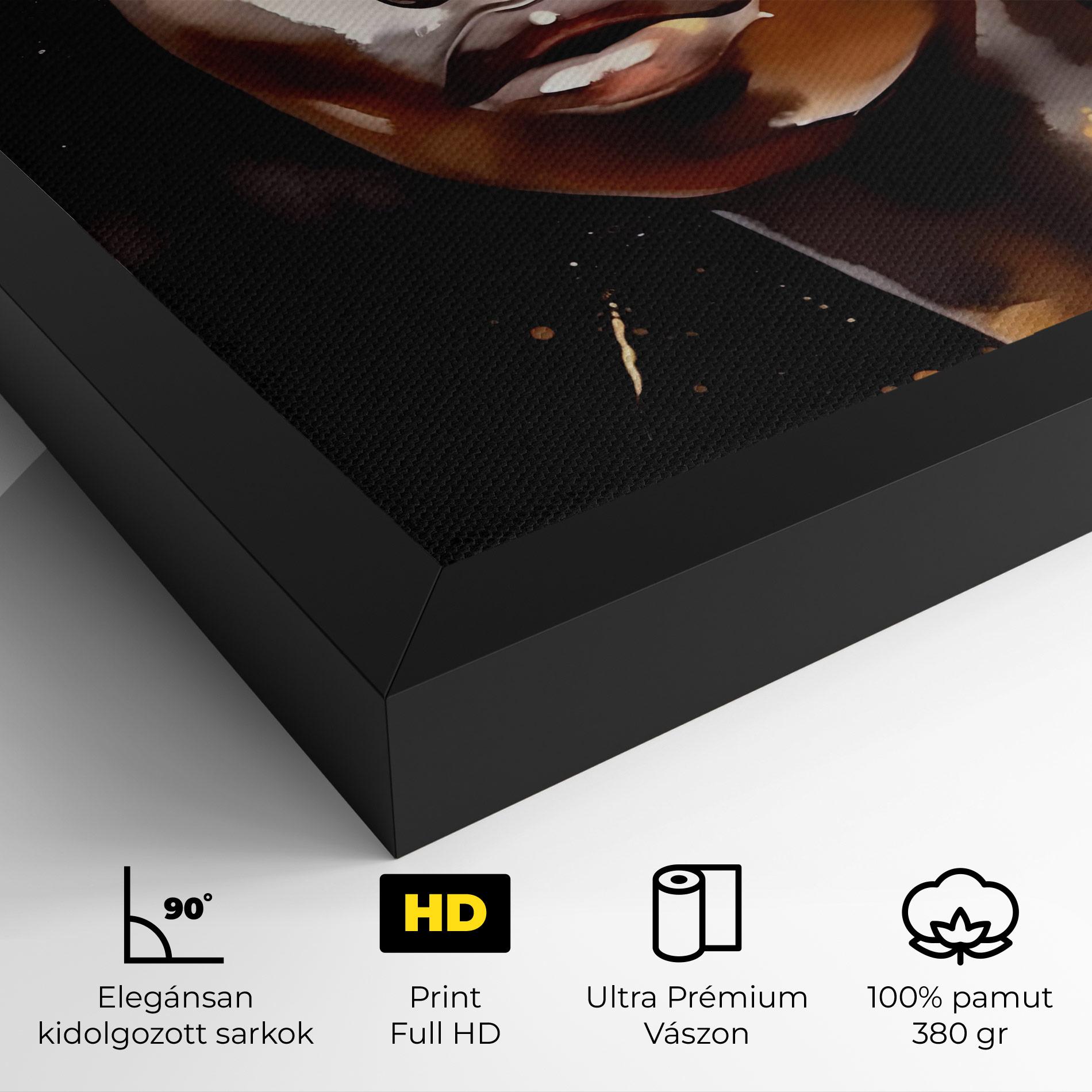 Vászonkép Abstract Gold Woman mockup 4