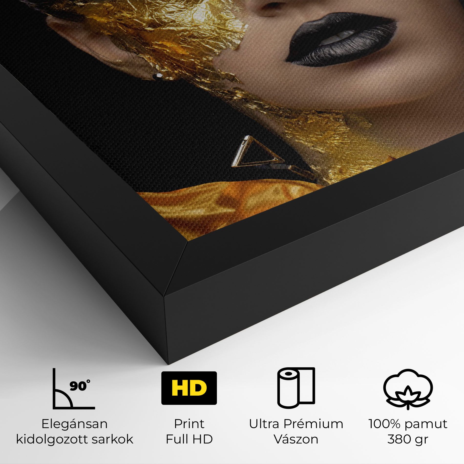 Glamorous Gold Outfit mockup 4