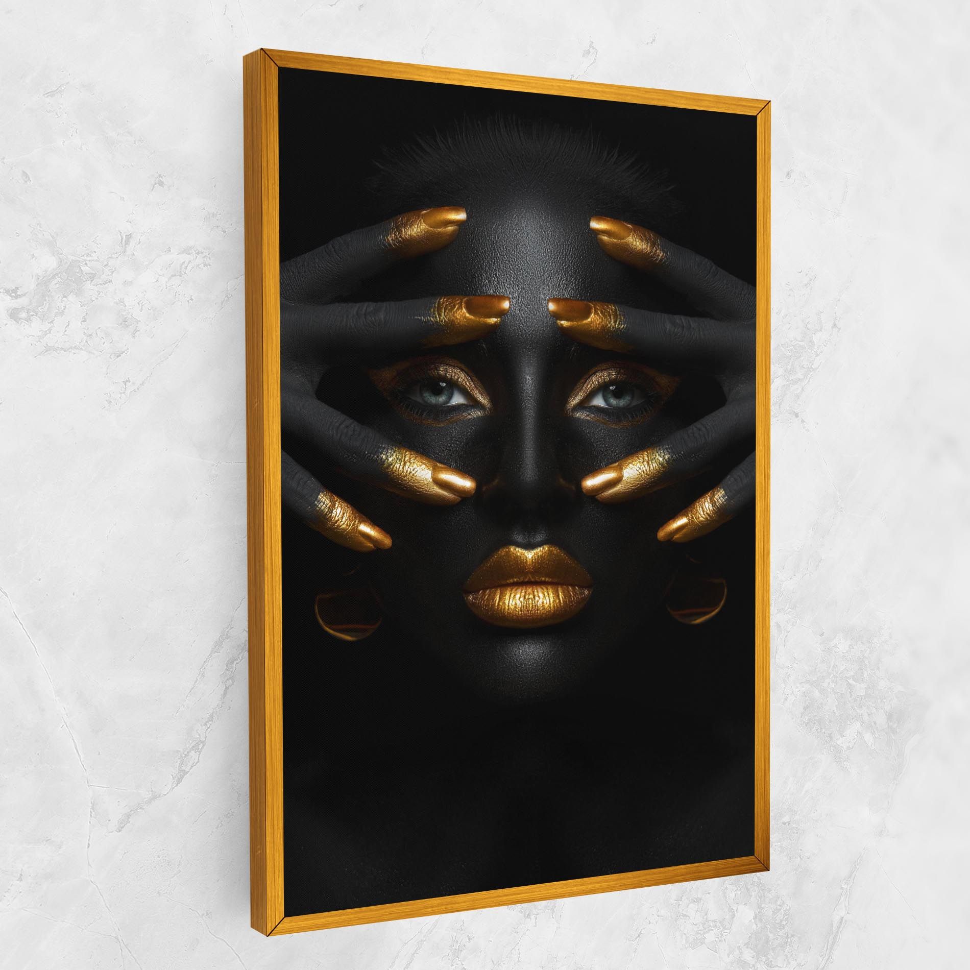 Gold Fingertips Art mockup 1