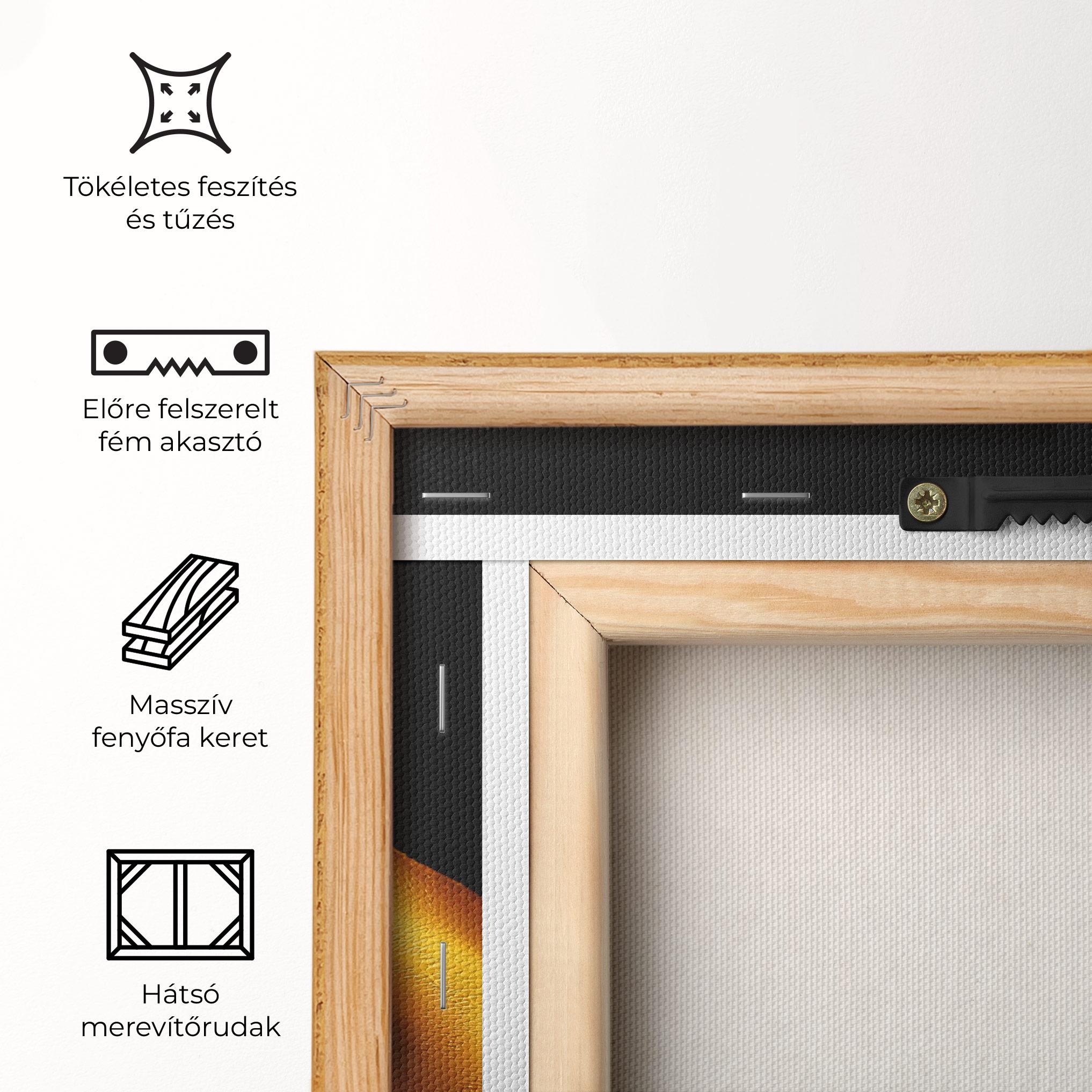 Vászonkép Strong Gold Hand mockup 5