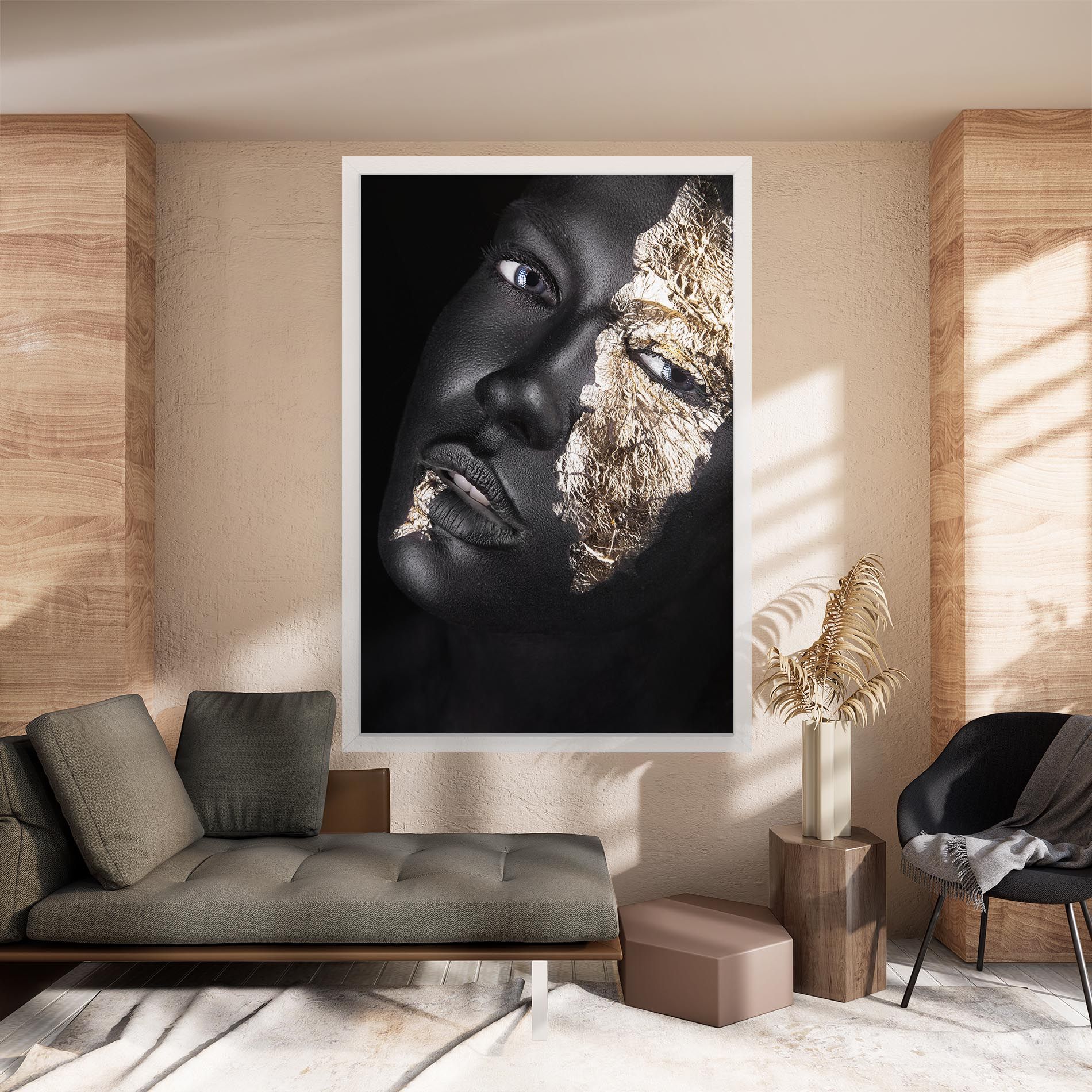 Grey Gold Makeup mockup 8