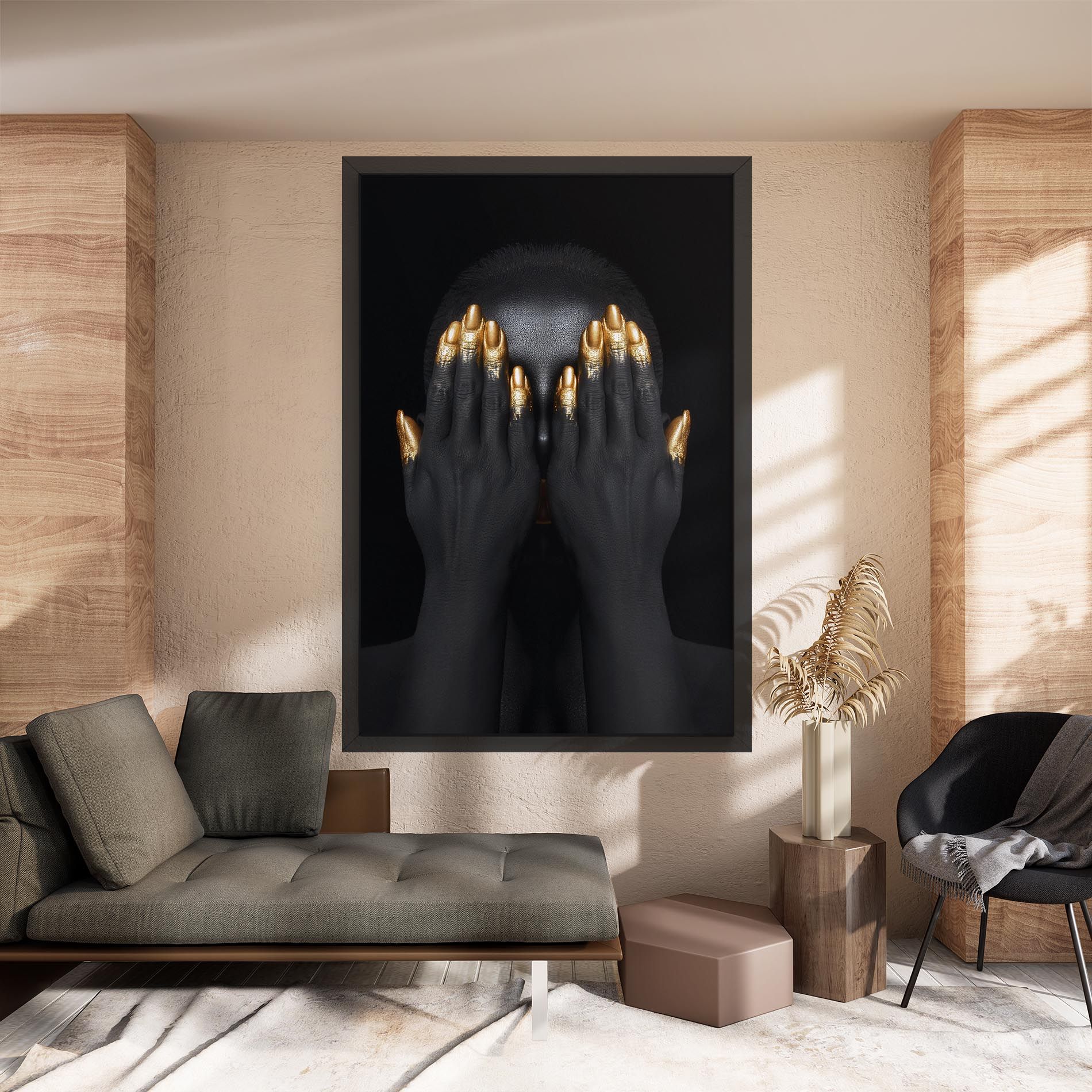 Gold Fingertips Chain mockup 8